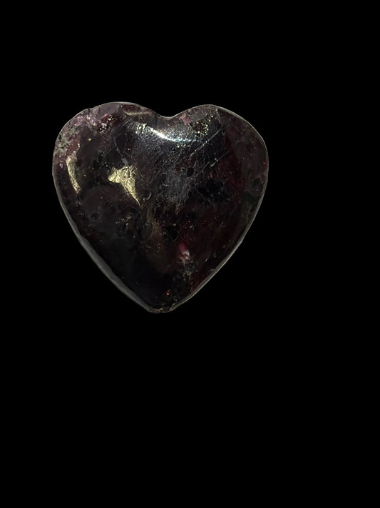 Pink Garnet Gemstone Hearts