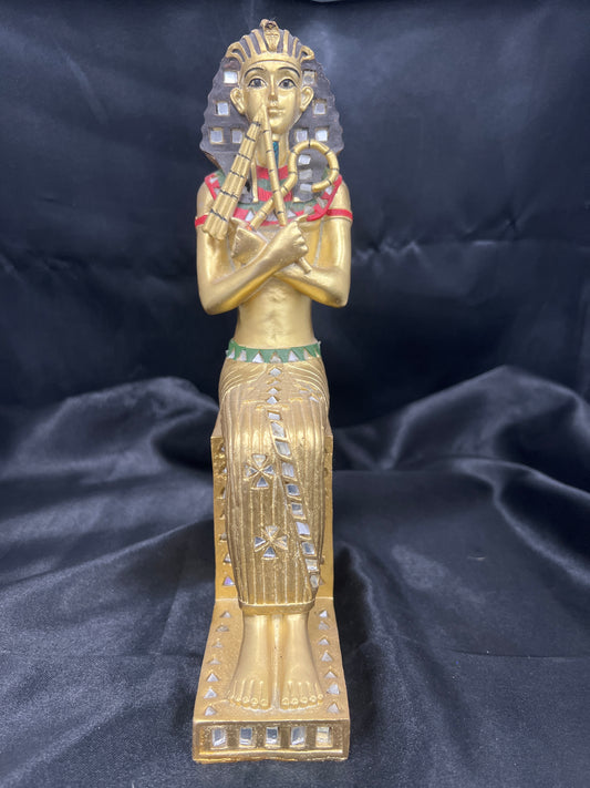 Egyptian Statue Sitting King Tut