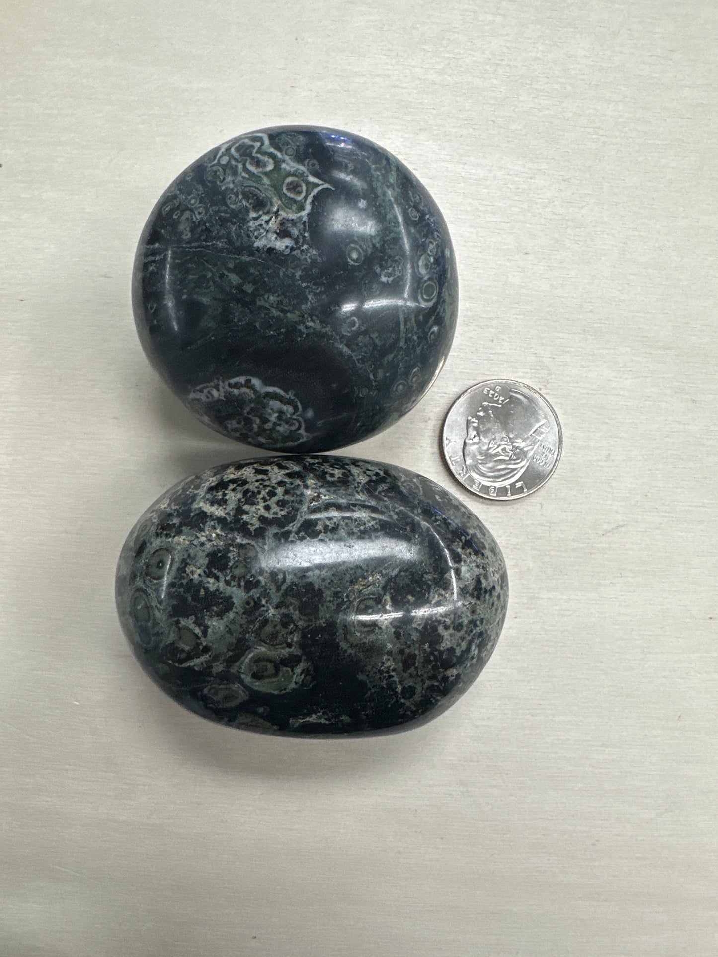 Kambaba Jasper Palm Stones