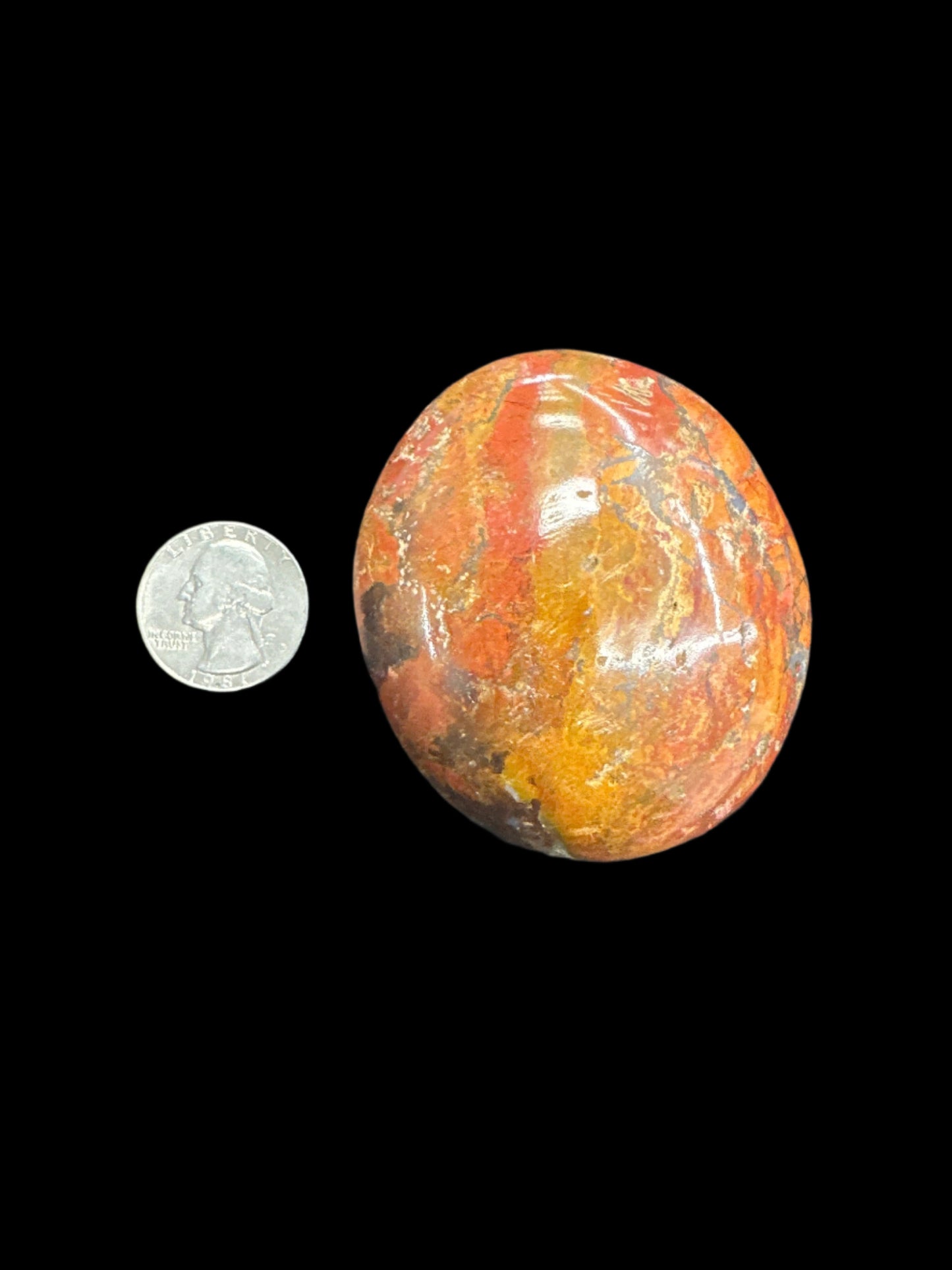 Red Jasper Palm Stones