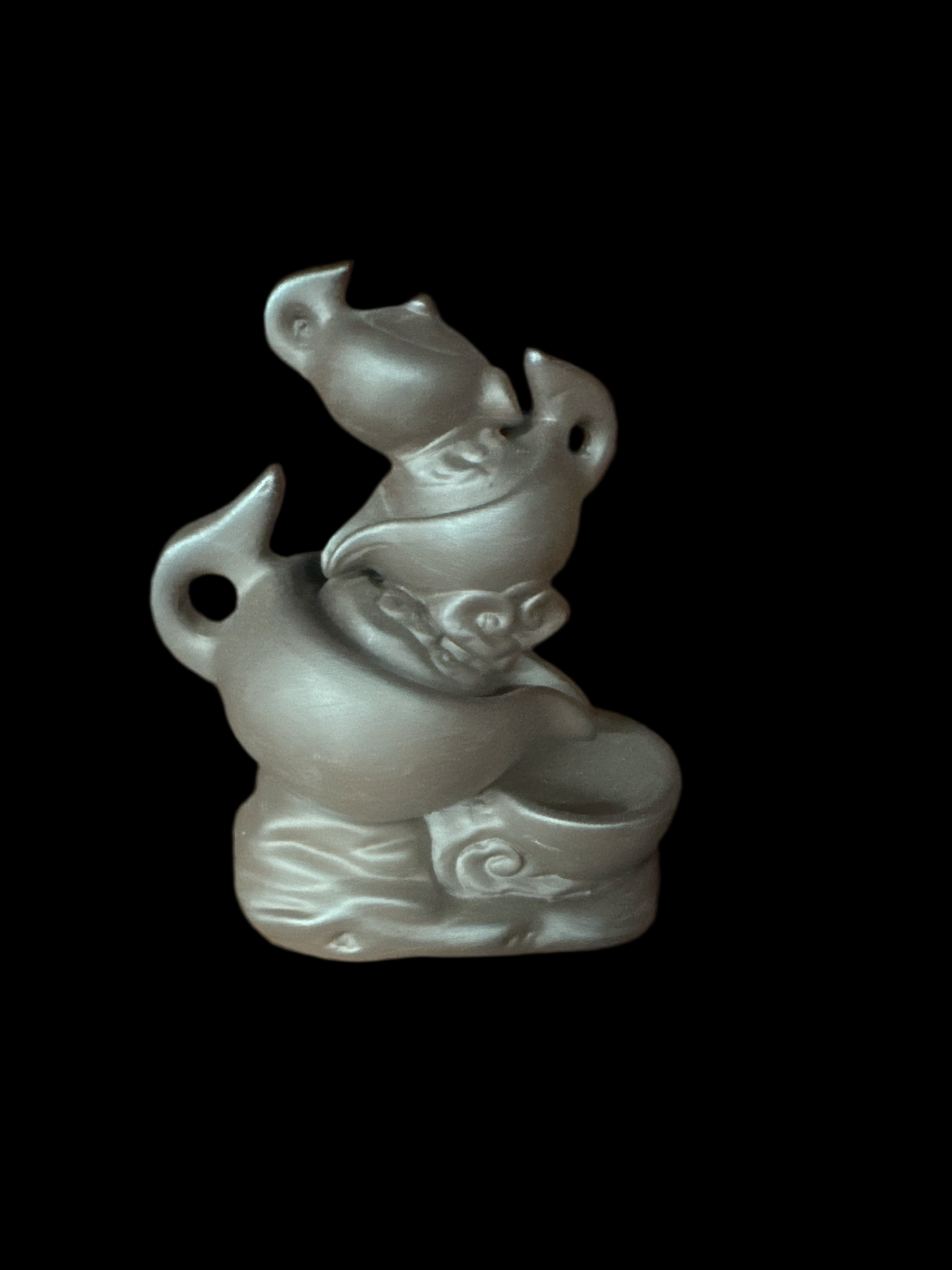 Triple Tea Pots Backflow Incense Burner