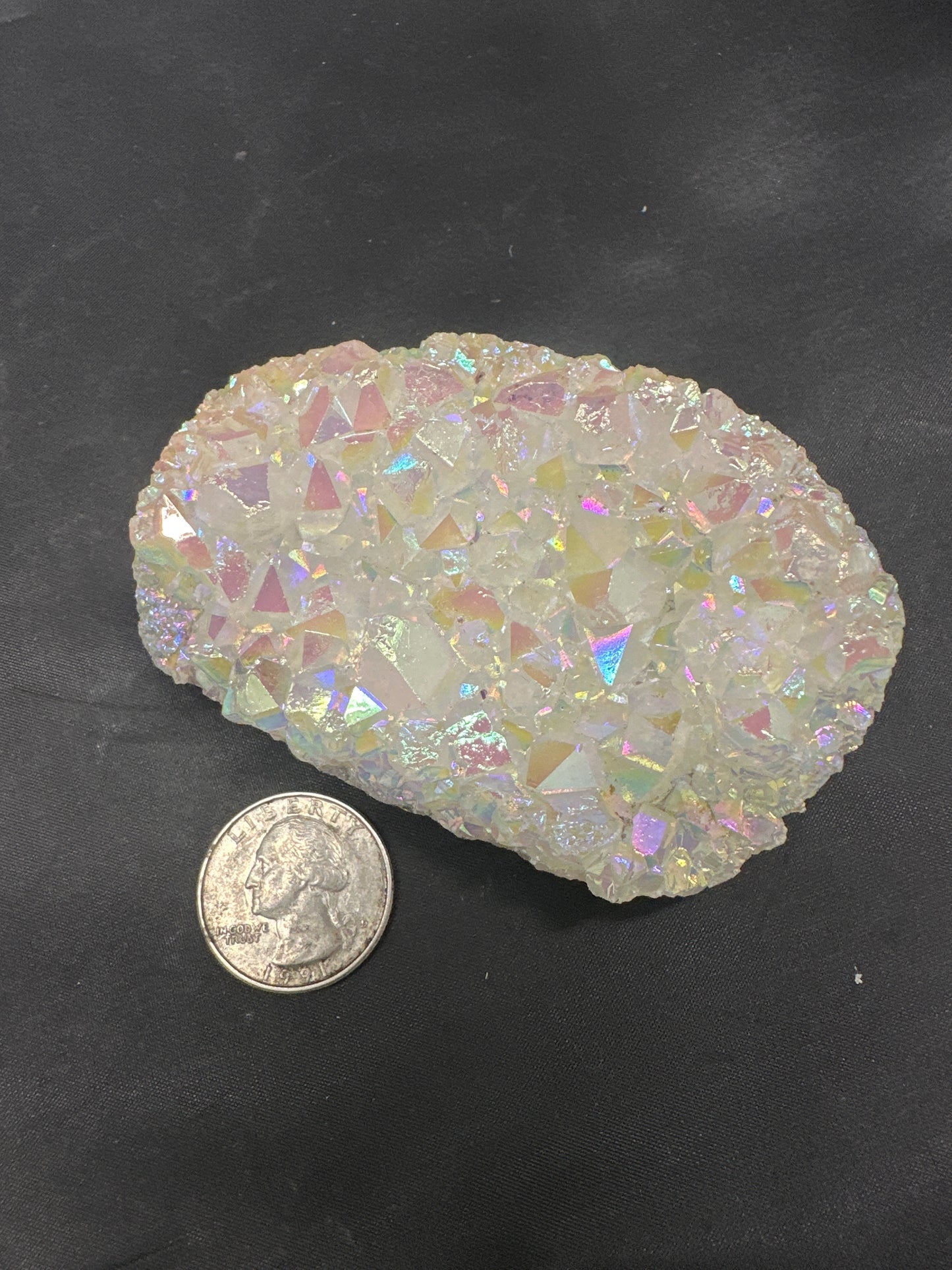 Angel Aura Quartz Cluster
