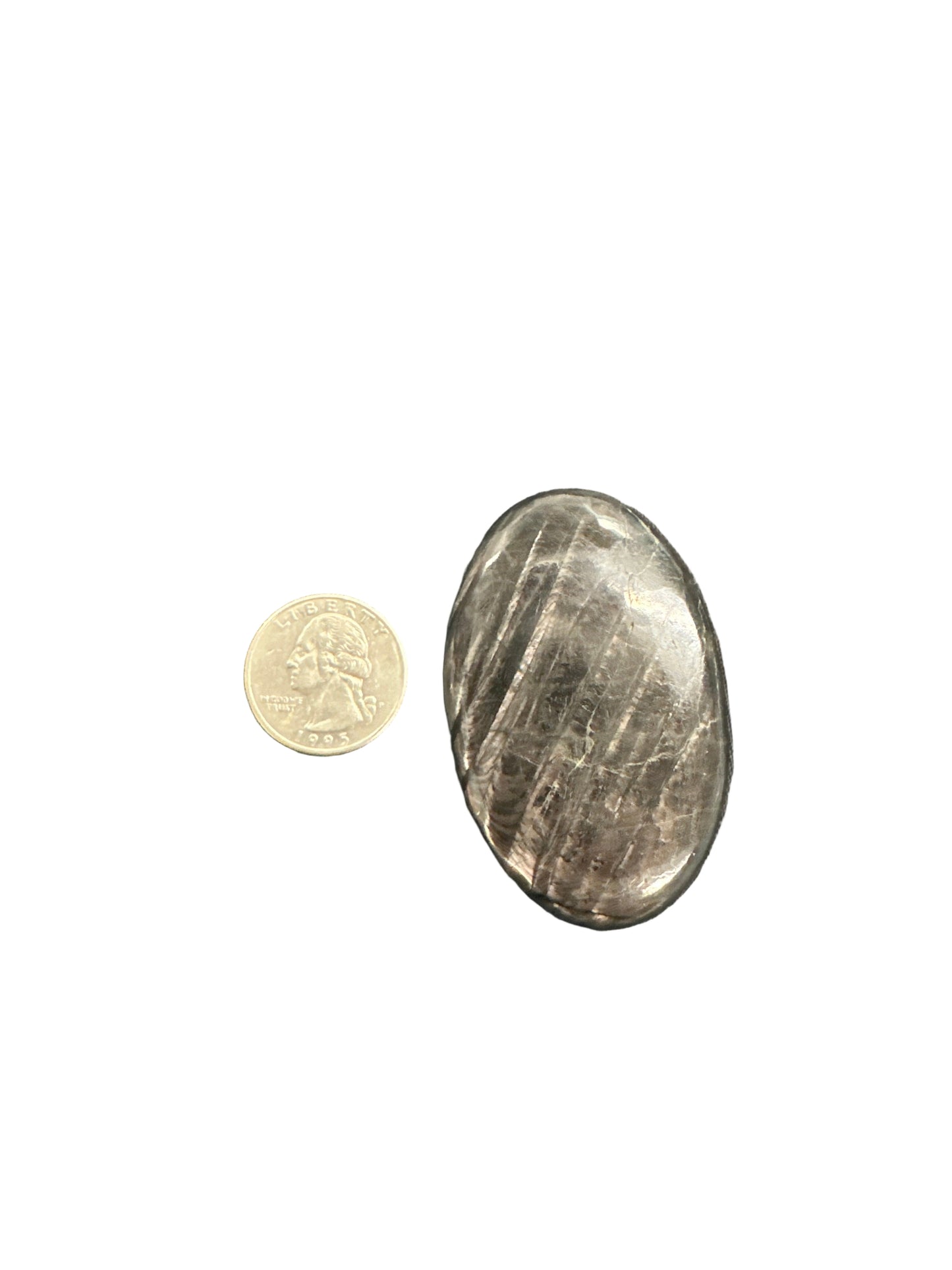 Hypersthene Palm Stone & Heart