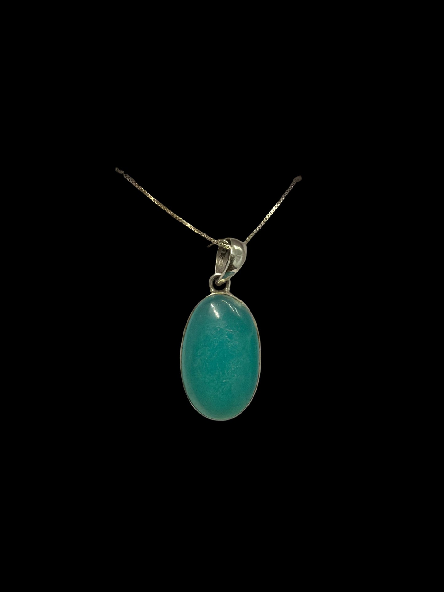 Amazonite Silver Necklace