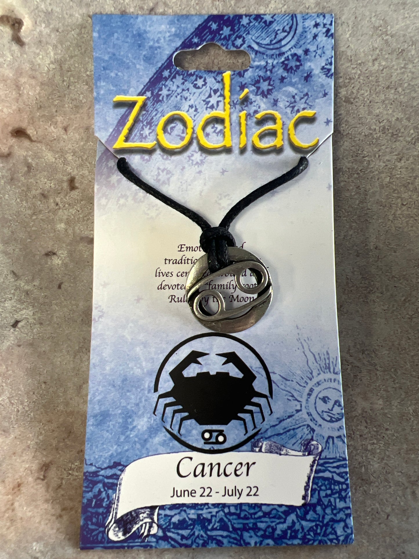 Zodiac pendant necklaces