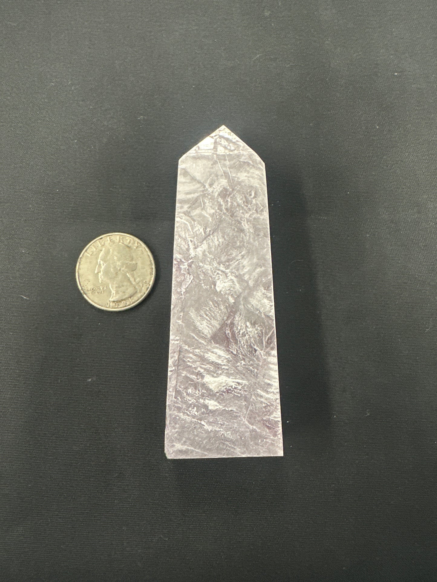 Lepidolite Mica Book Tower Polished