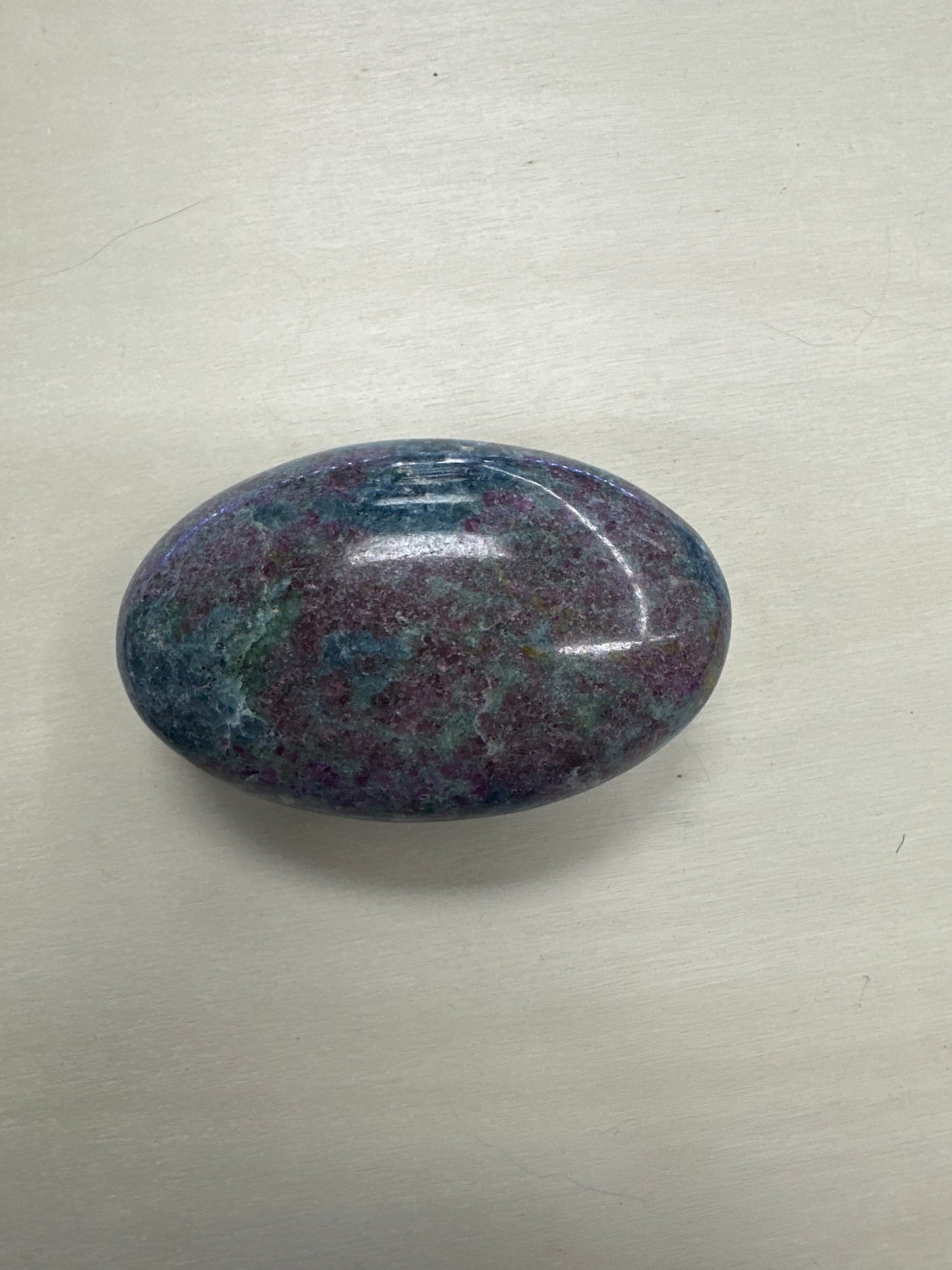 Ruby Kyanite Palm Stone