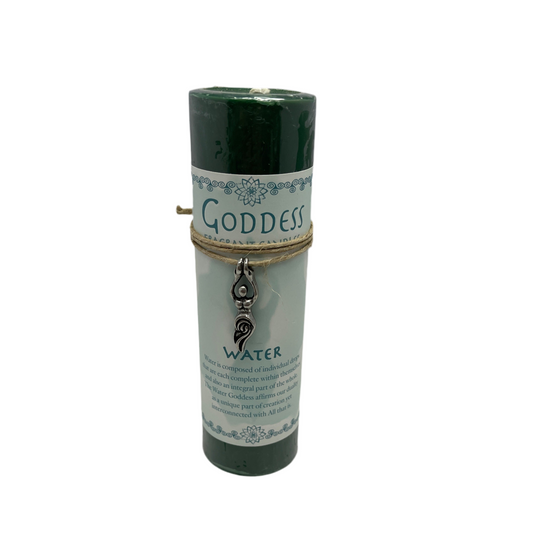 Goddess of Water Candle W/charm