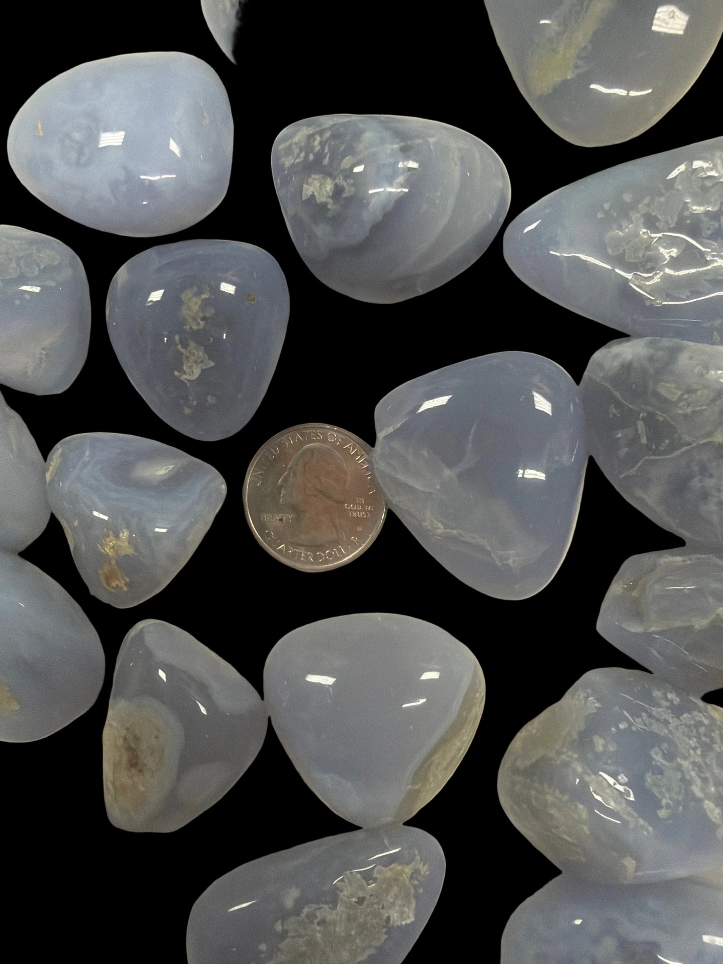 Blue Chalcedony Large