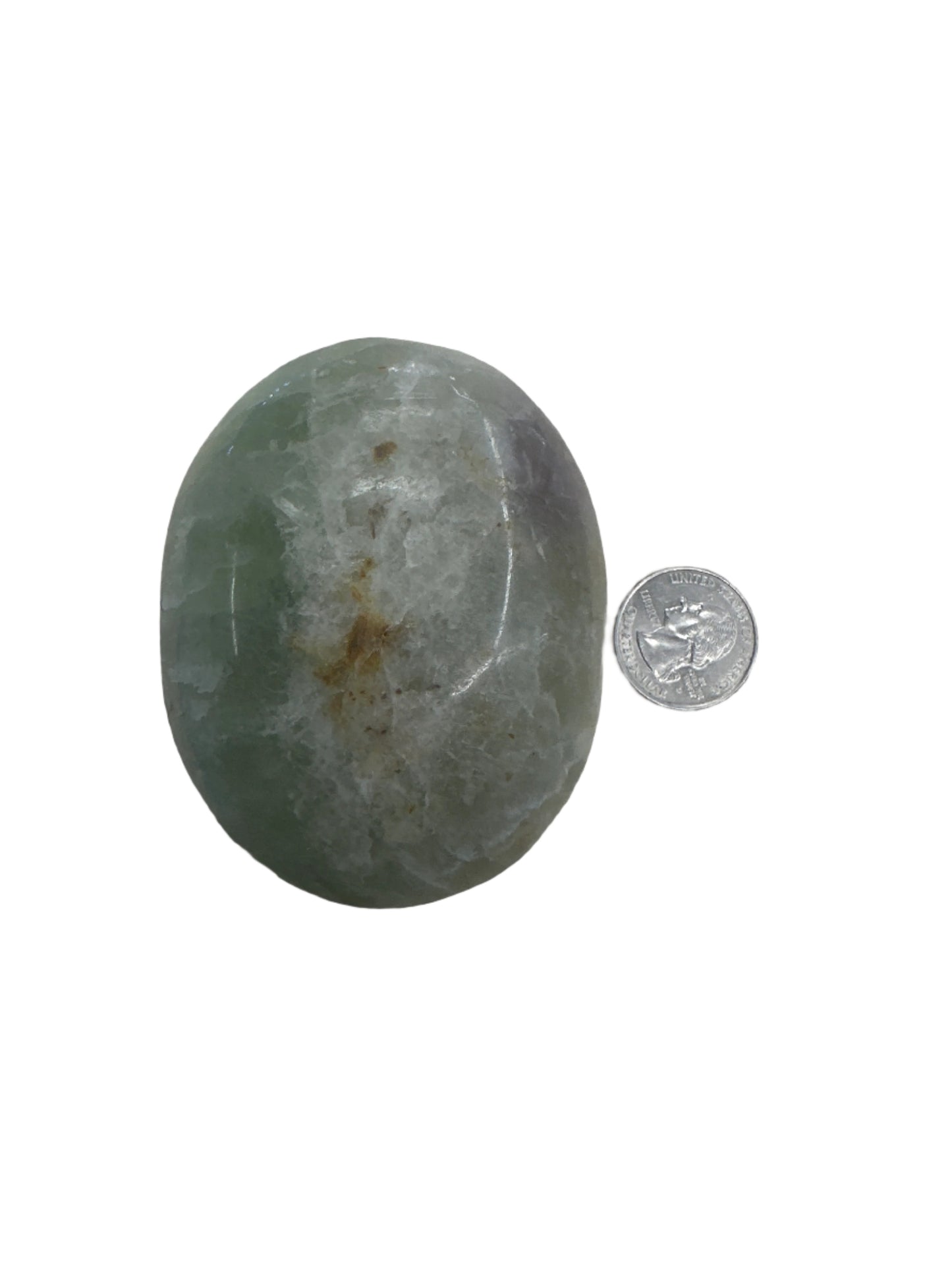 Fluorite palm stone