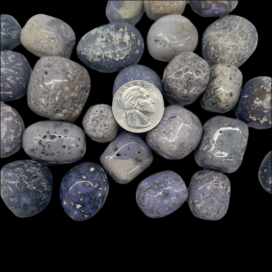 Grape Agate tumbled