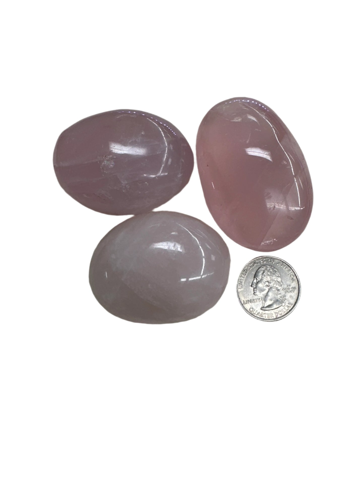 Rose Quartz Palm Stone