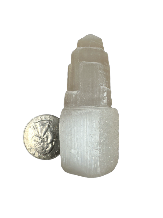 Selenite Tower 6cm