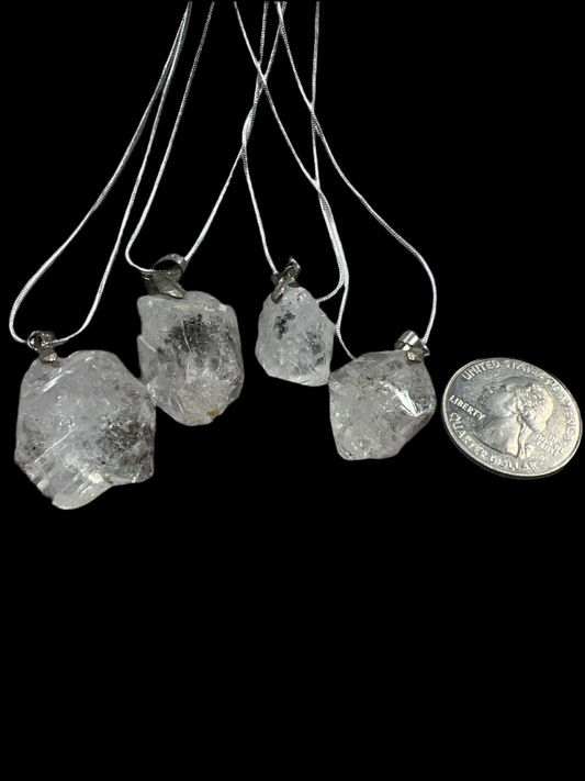 Herkimer Diamond Silver Necklace