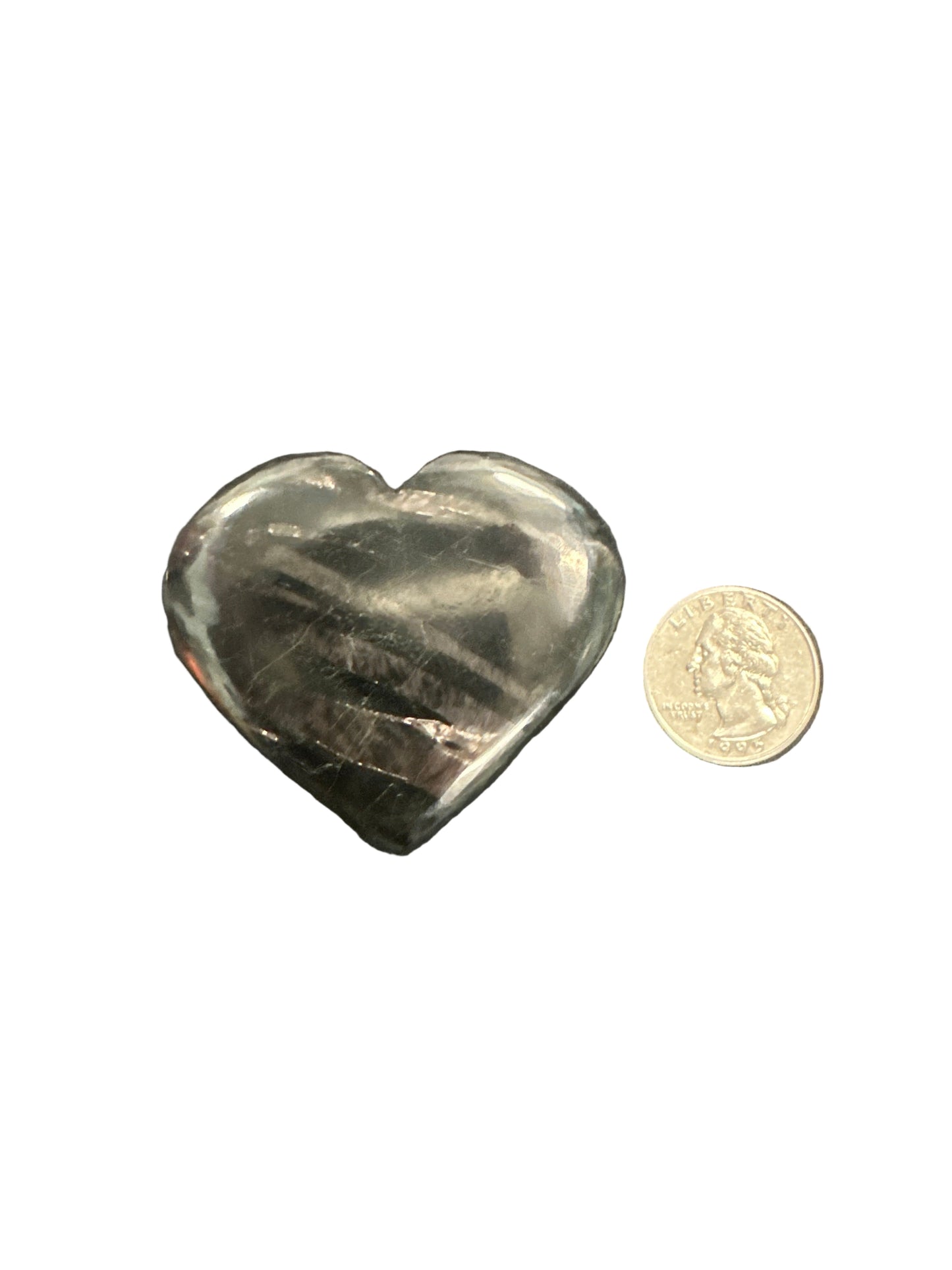 Hypersthene Palm Stone & Heart