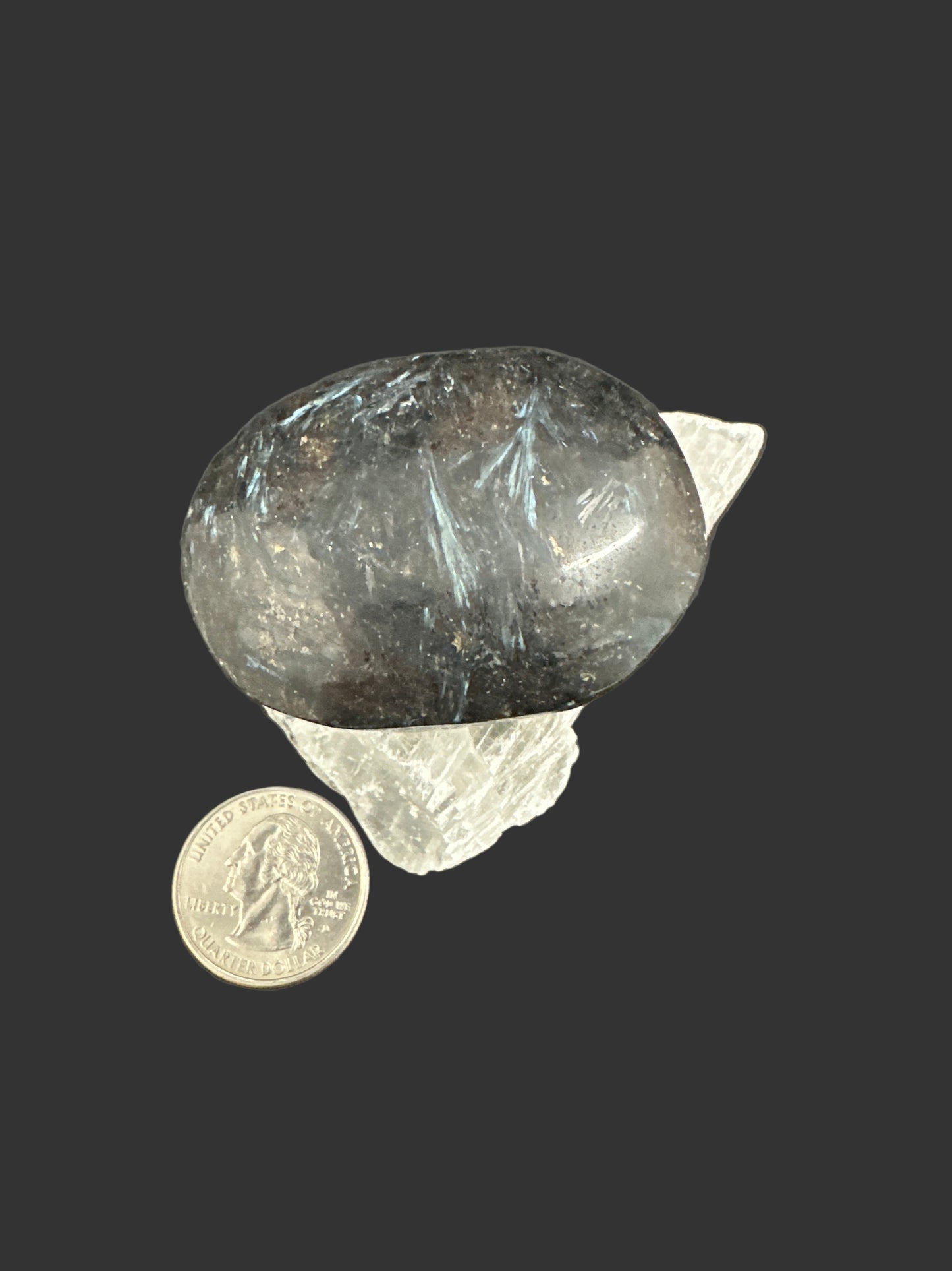 Arfvedsonite Palm Stone