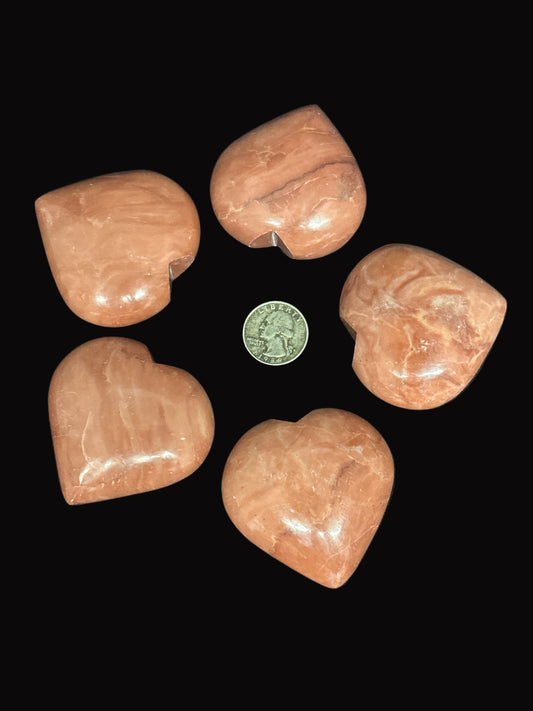 Pink Serpentine Hearts