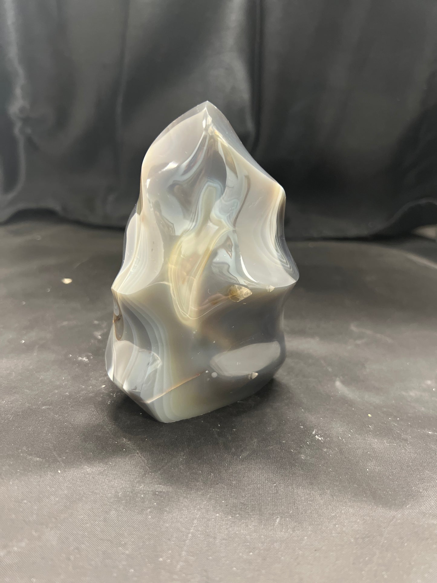 Orca Agate Flames