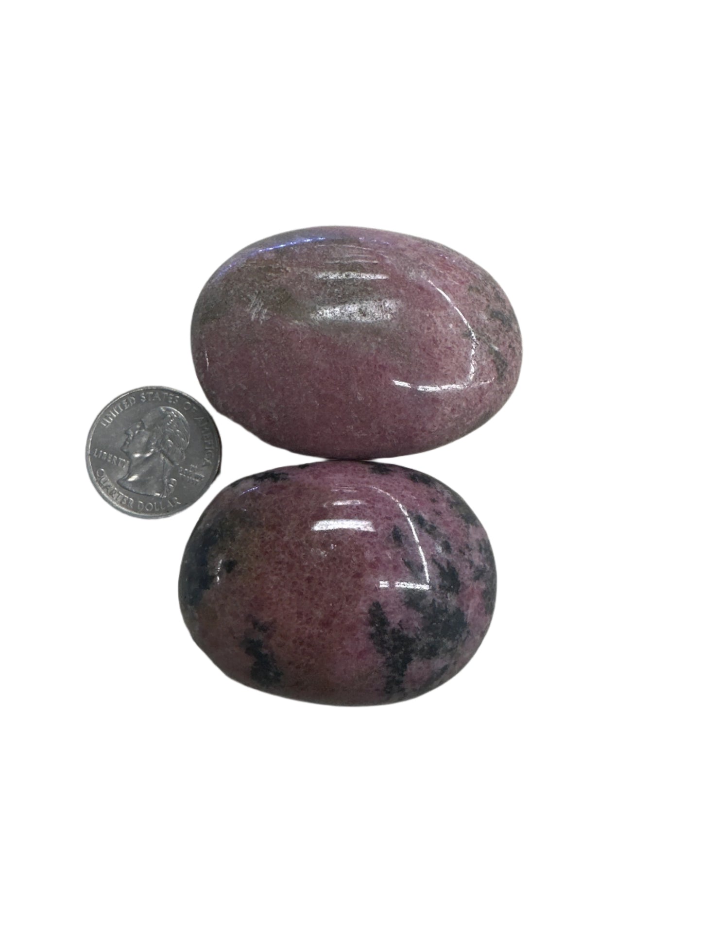 Rhodonite Palm Stone