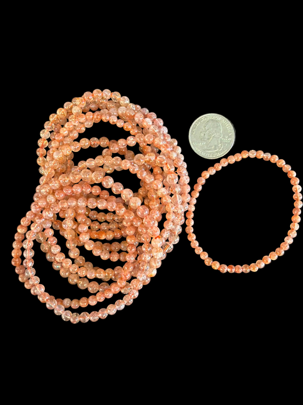 Sunstone Bracelet 4mm