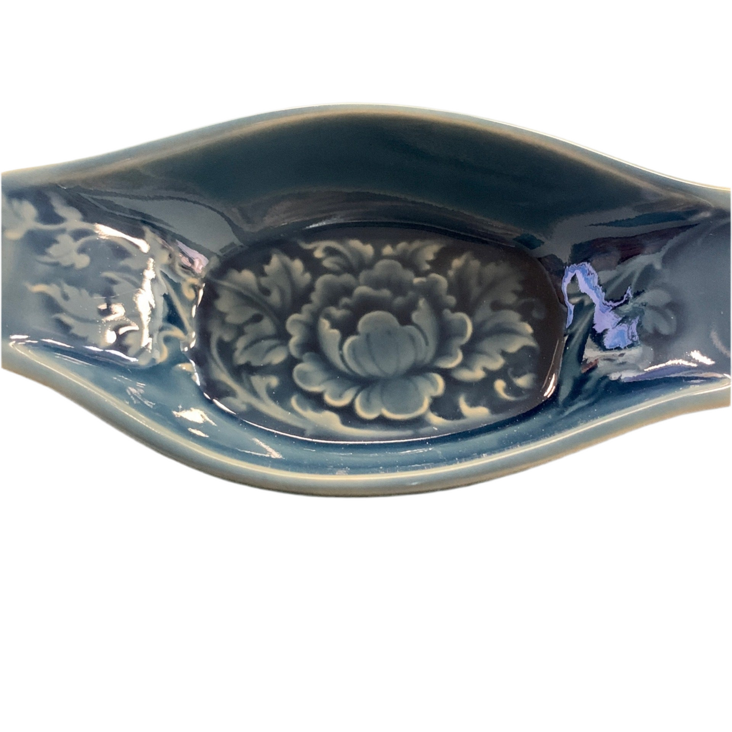 Blue Flower Dish