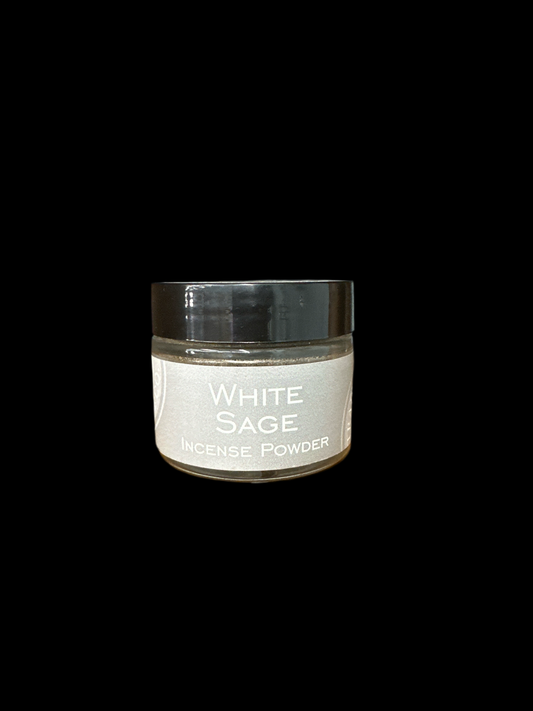 White sage incense powder