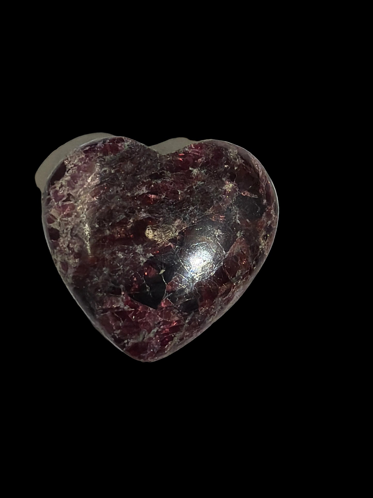 Pink Garnet Gemstone Hearts