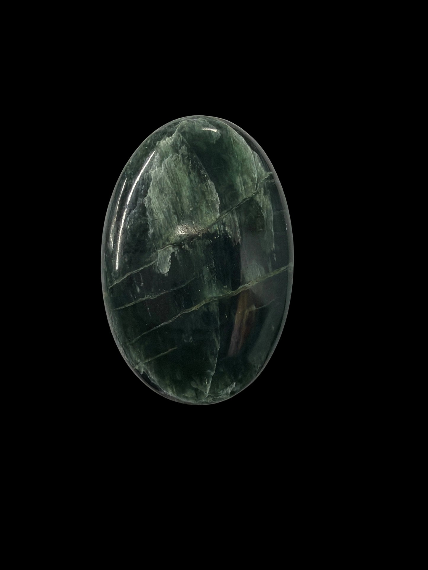 Green Kyanite Palm Stone & Heart