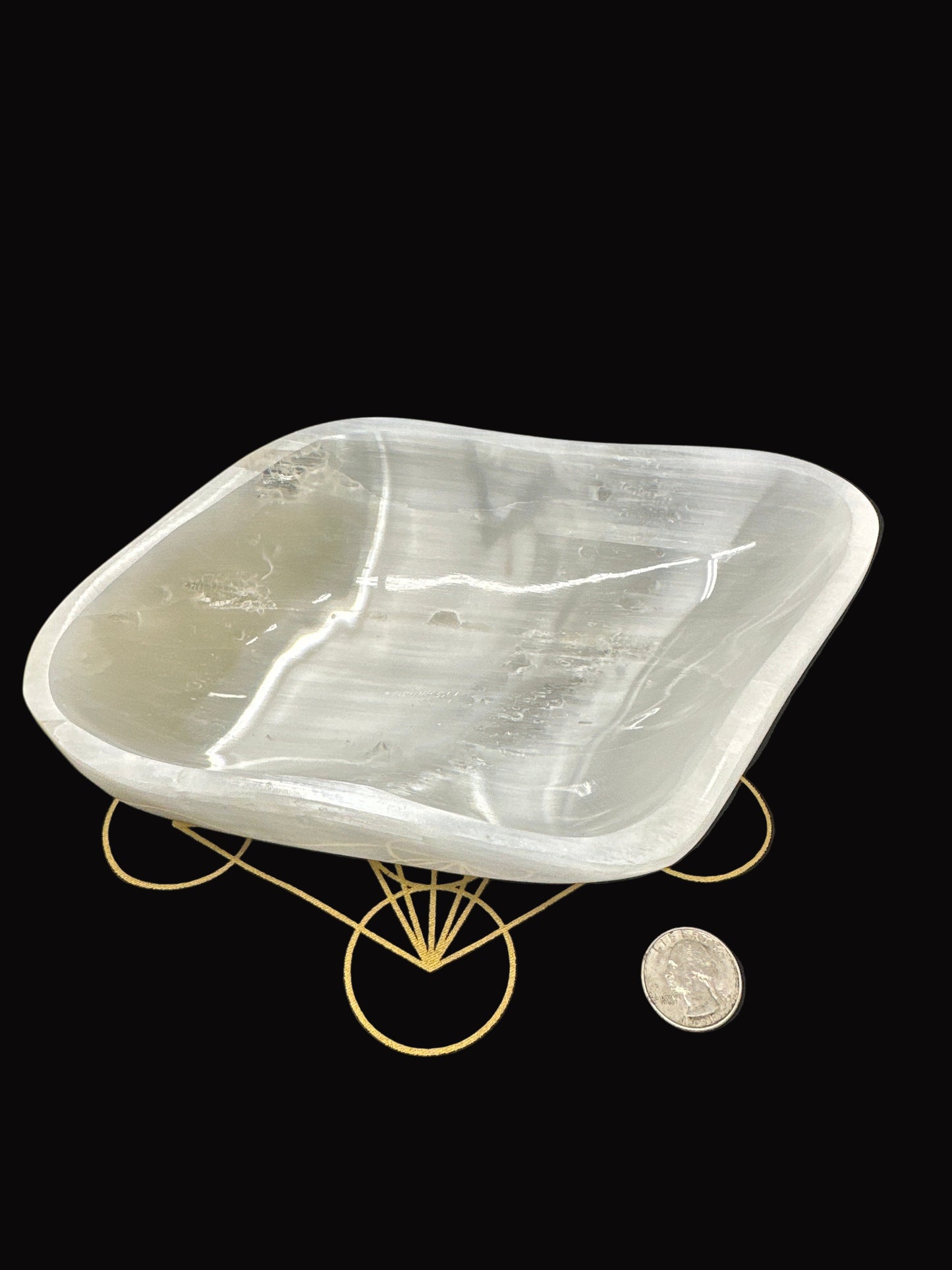 Selenite Freeform Bowl 20cm