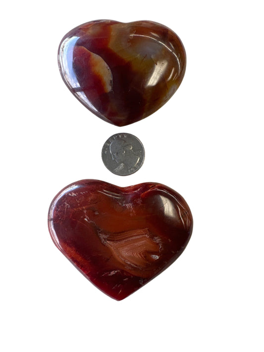 Carnelian Heart Large