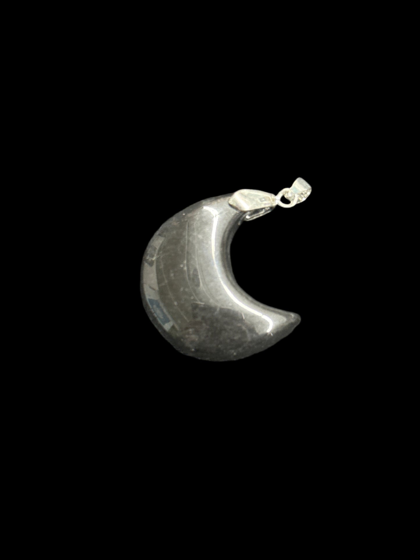 Gemstone Moon Necklace