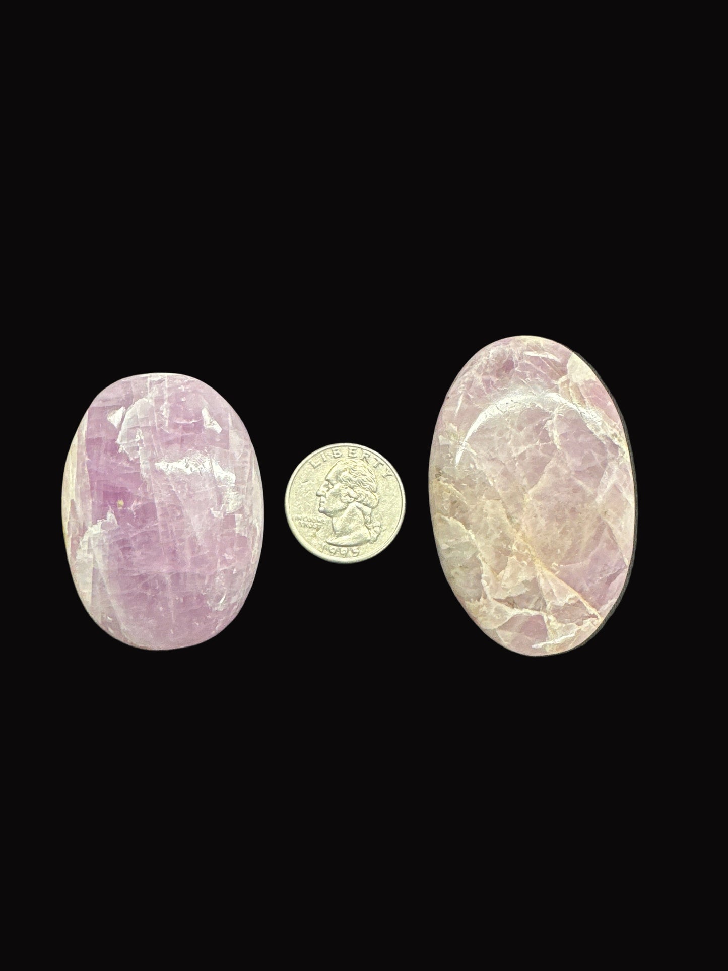 Kunzite Palm Stone