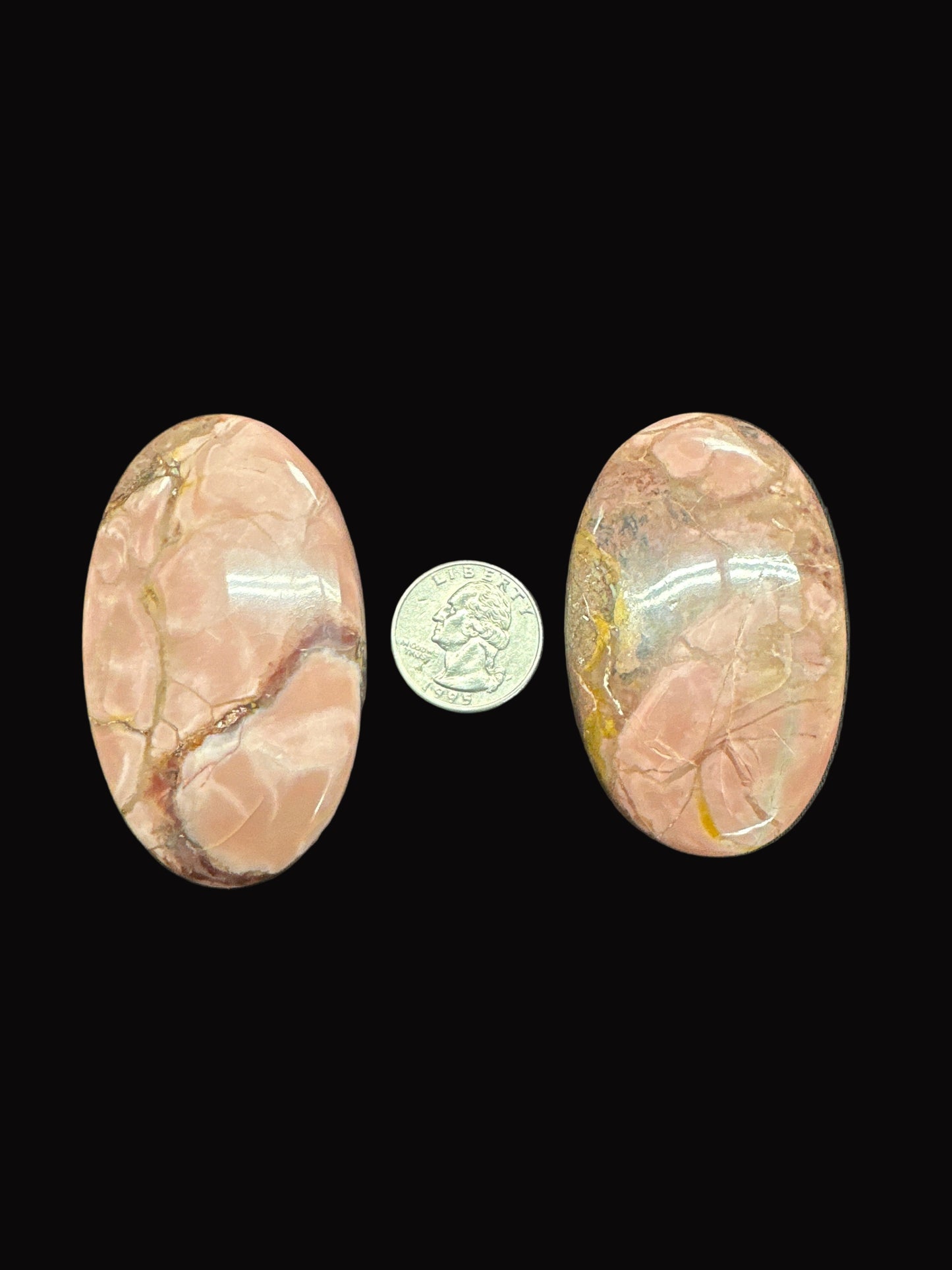 Pink Opal Palm Stone & Heart