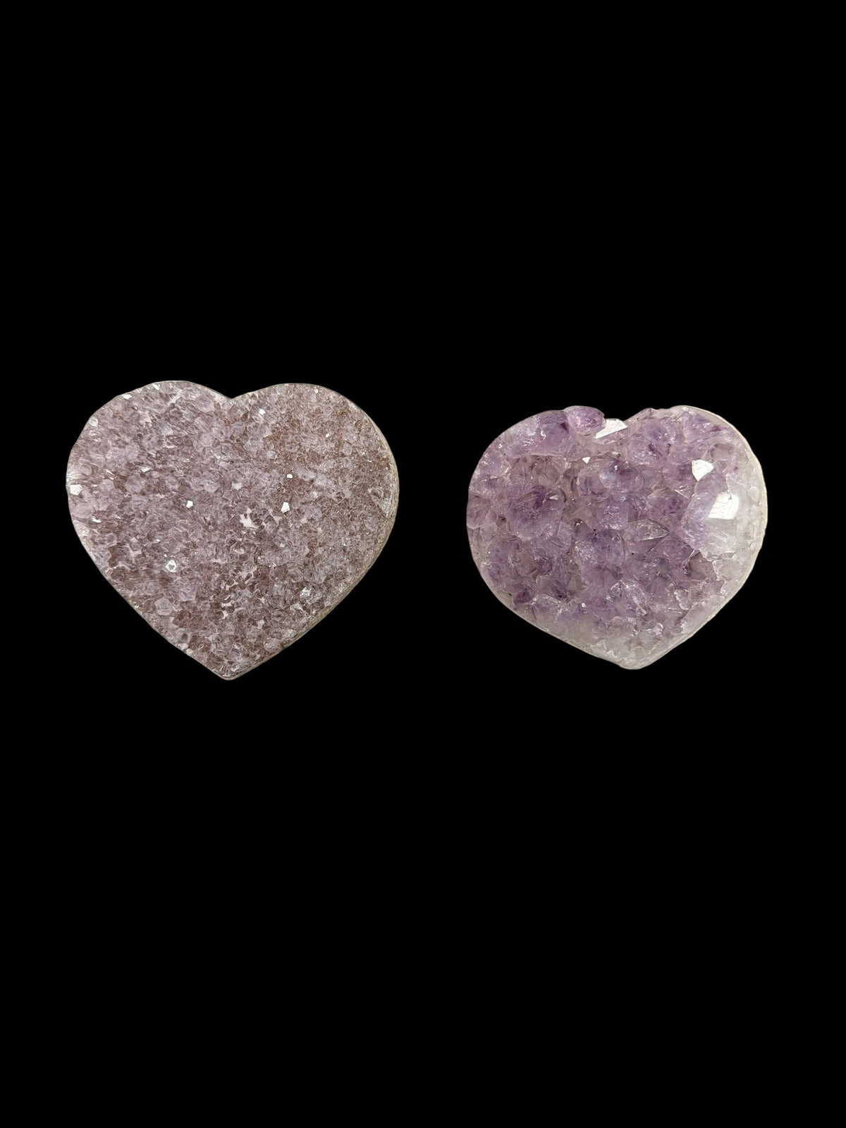 Amethyst Geode Hearts