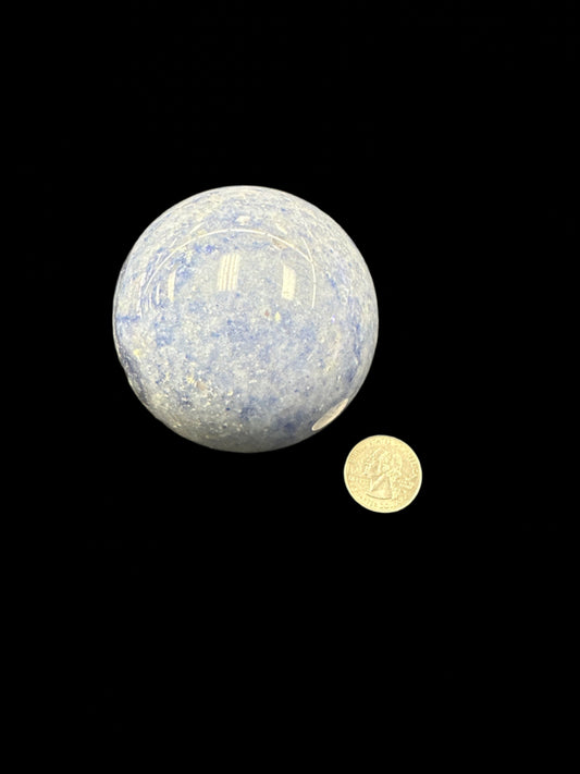 Blue Quartz Sphere
