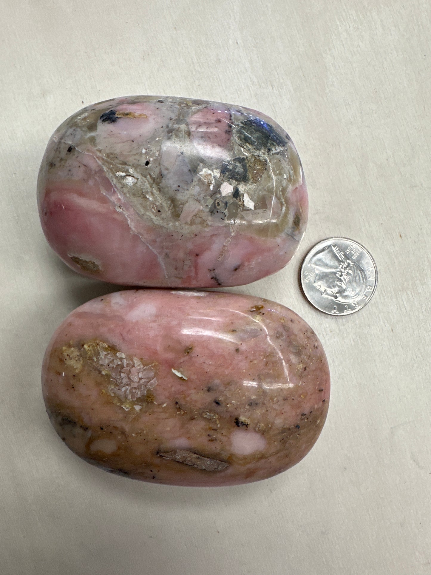 Pink Opal Palm Stone