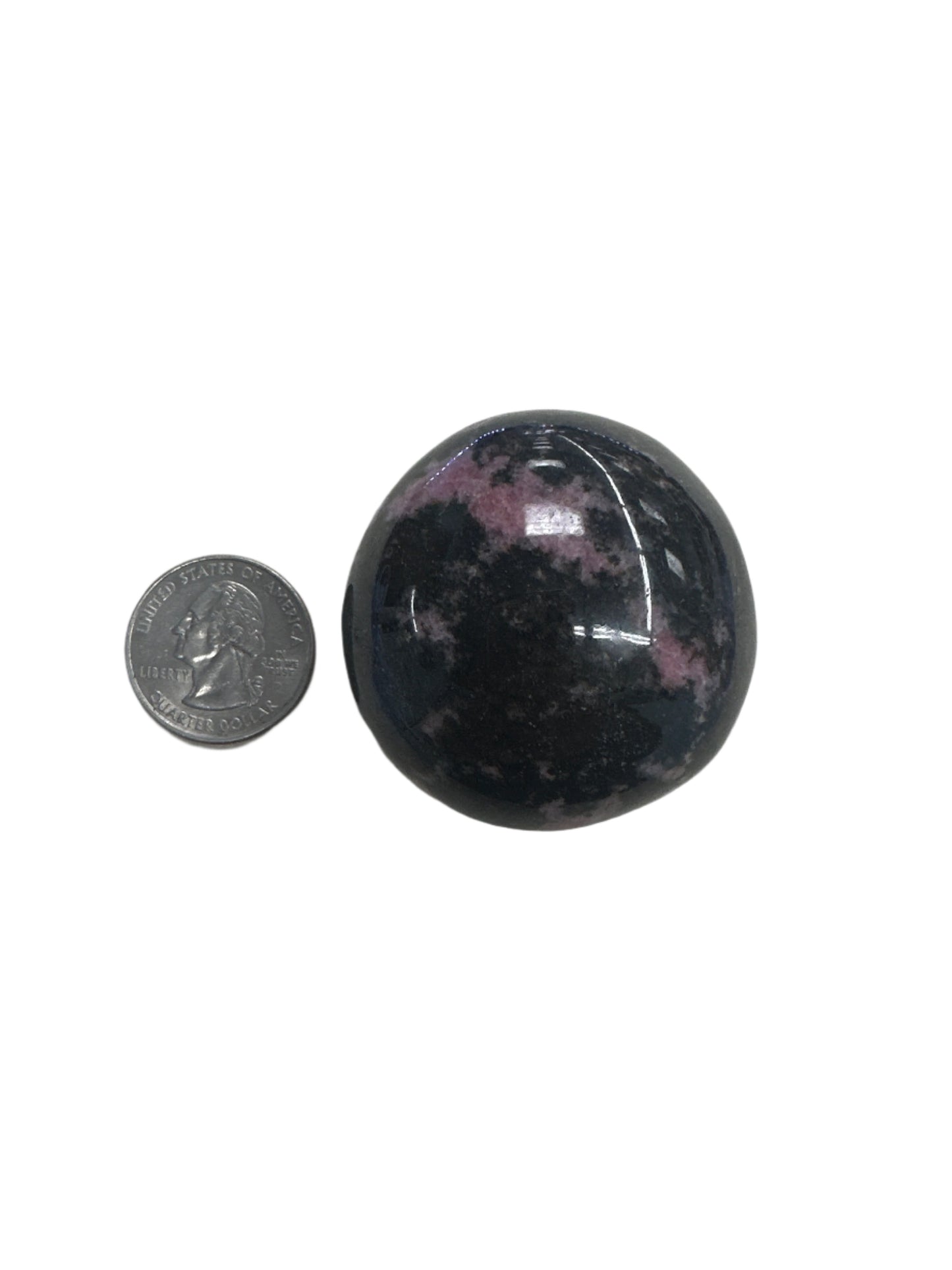 Rhodonite Palm Stone