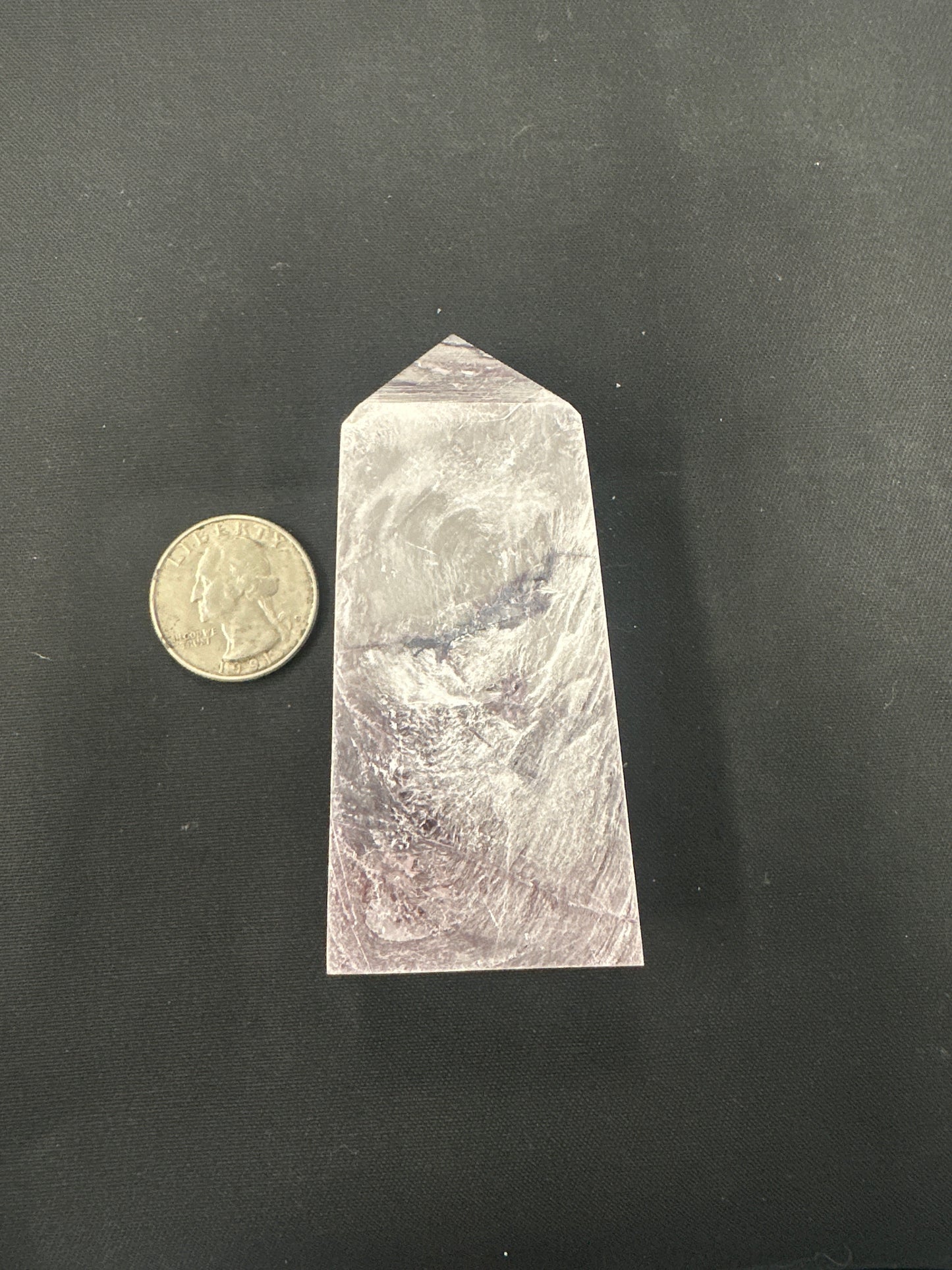 Lepidolite Mica Book Tower Polished