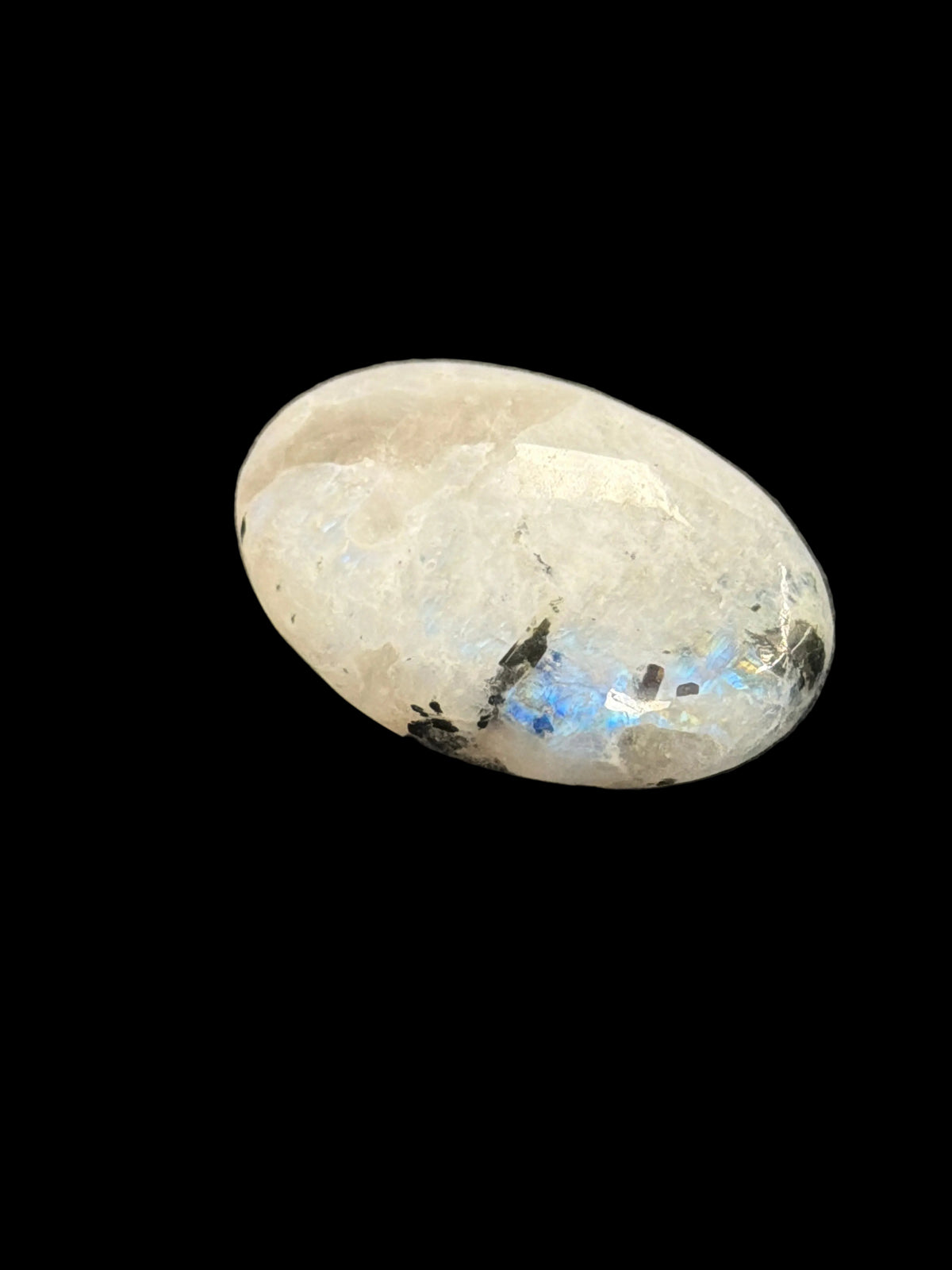 Rainbow Moonstone Palmstone - A quality