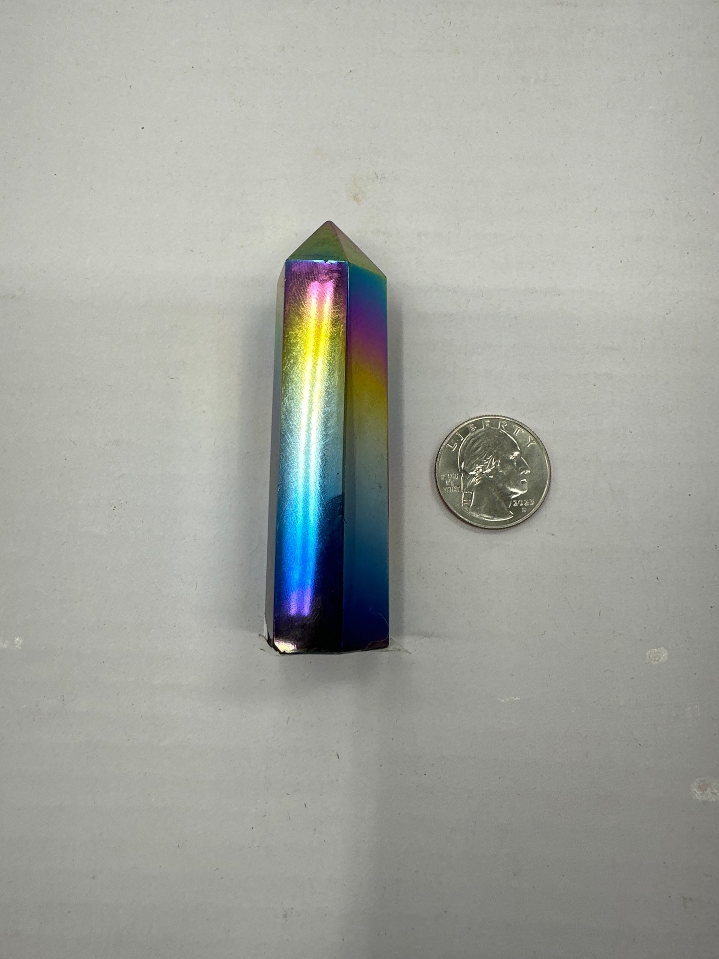 Rainbow Titanium Tower 4”H