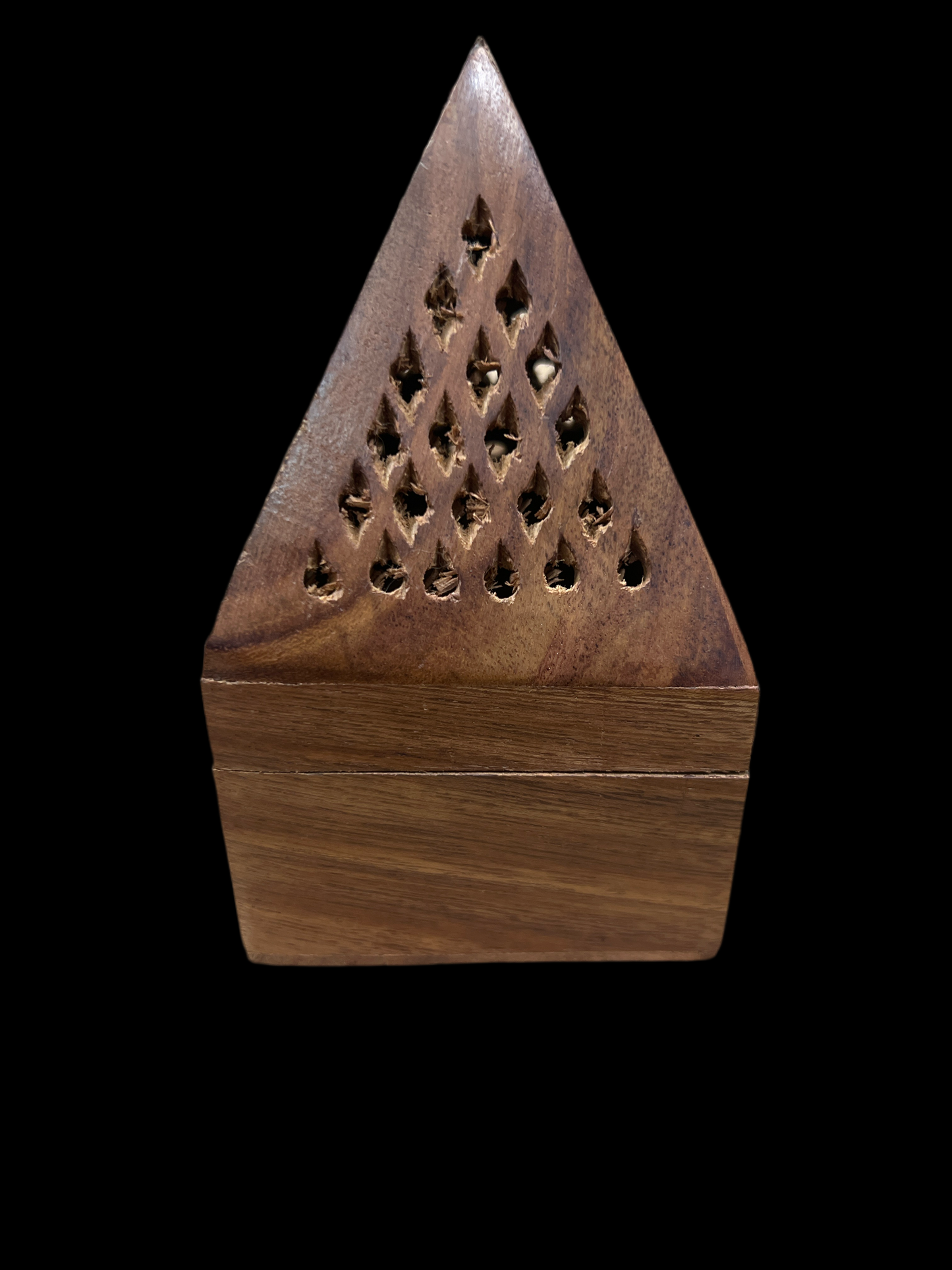 Wooden Temple Cone/Charcoal Burner