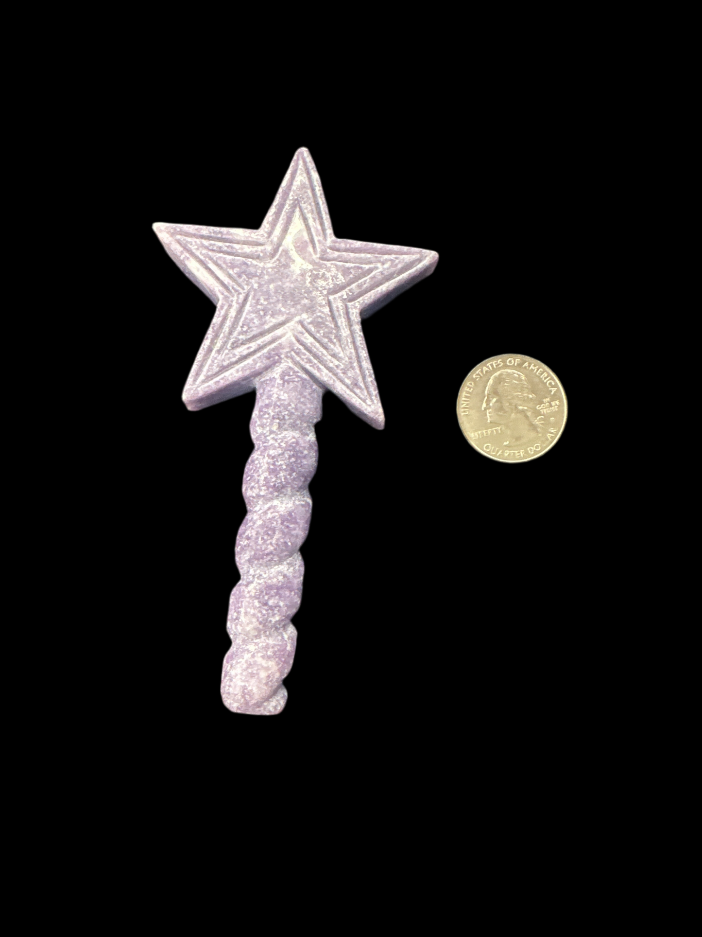 Gemstone star wand