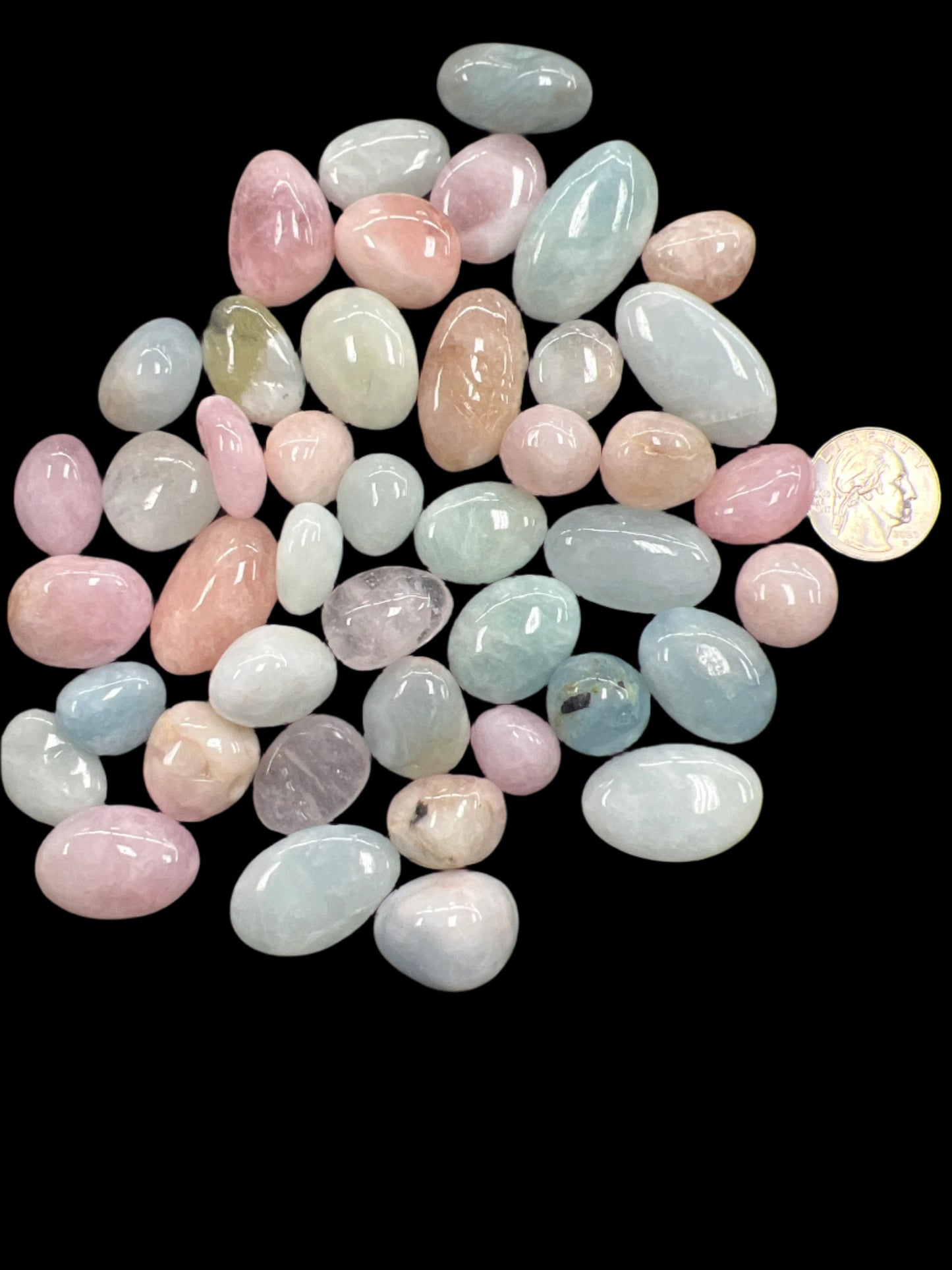 Morganite Tumbled
