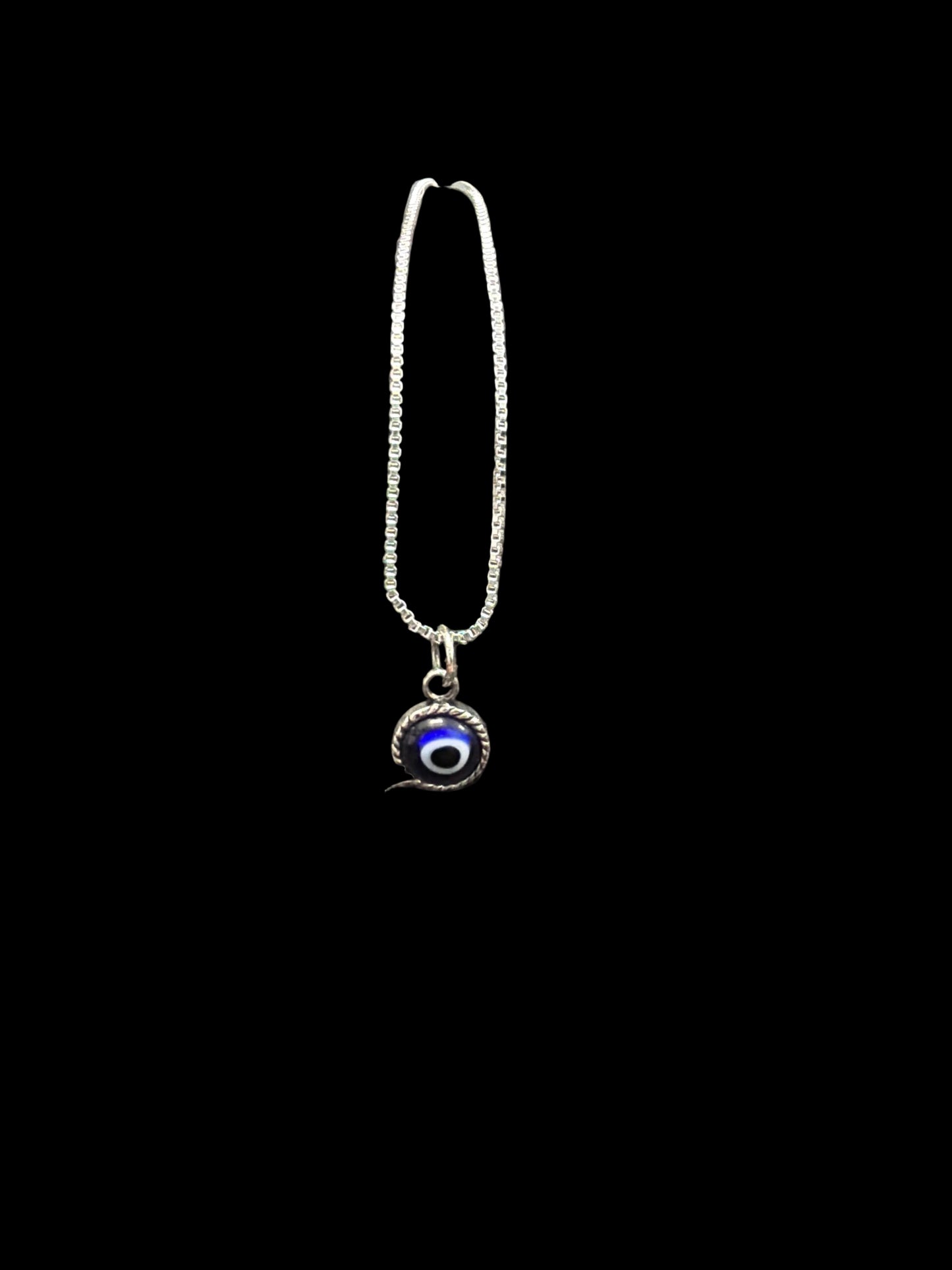 Sterling Silver Evil Eye Necklace