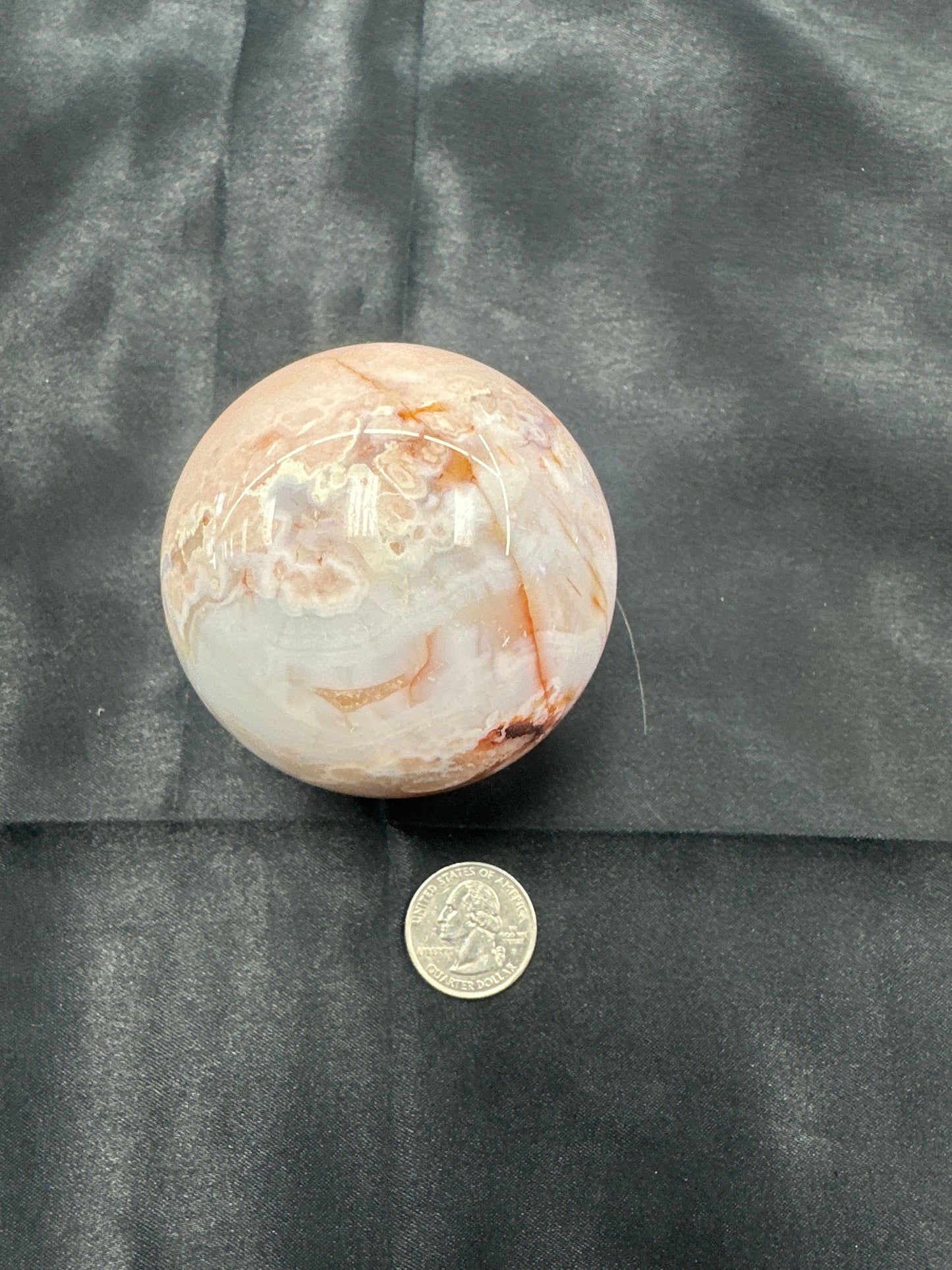 Flower Agate Sphere