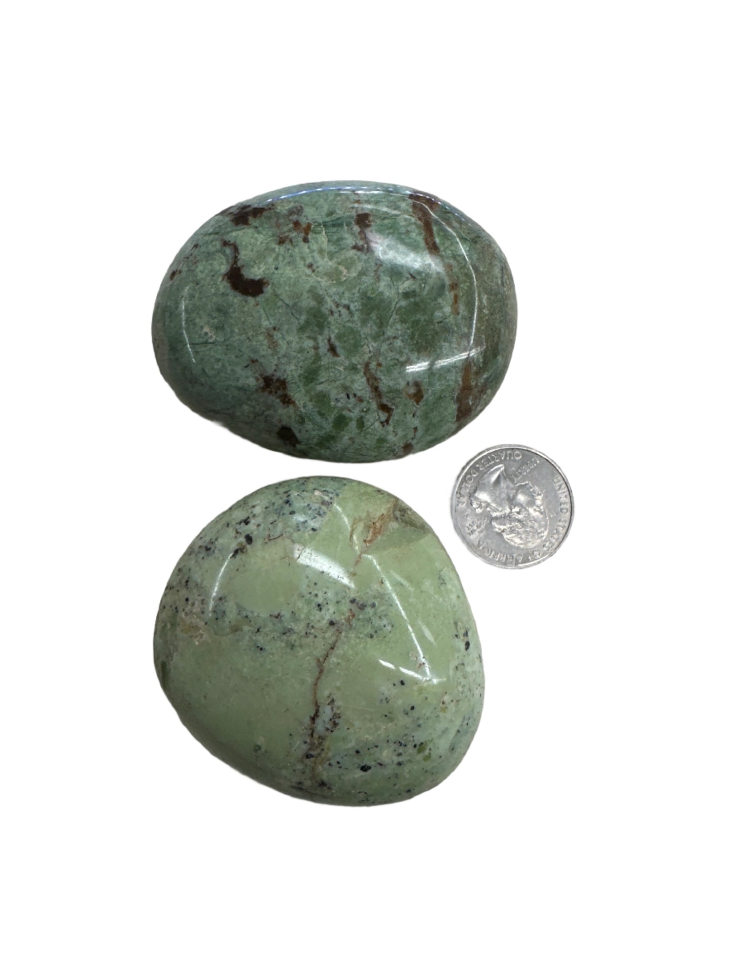 Chrysoprase Palm Stones