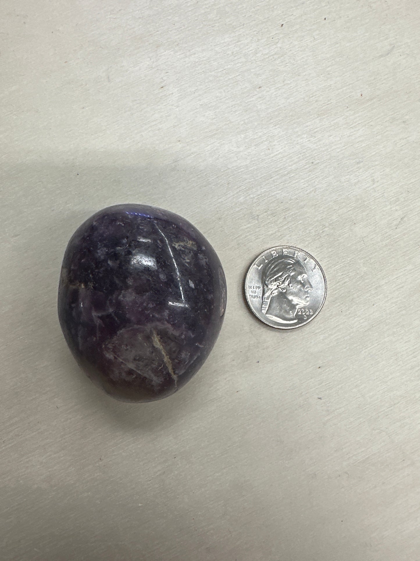 Lepidolite Palm Stone