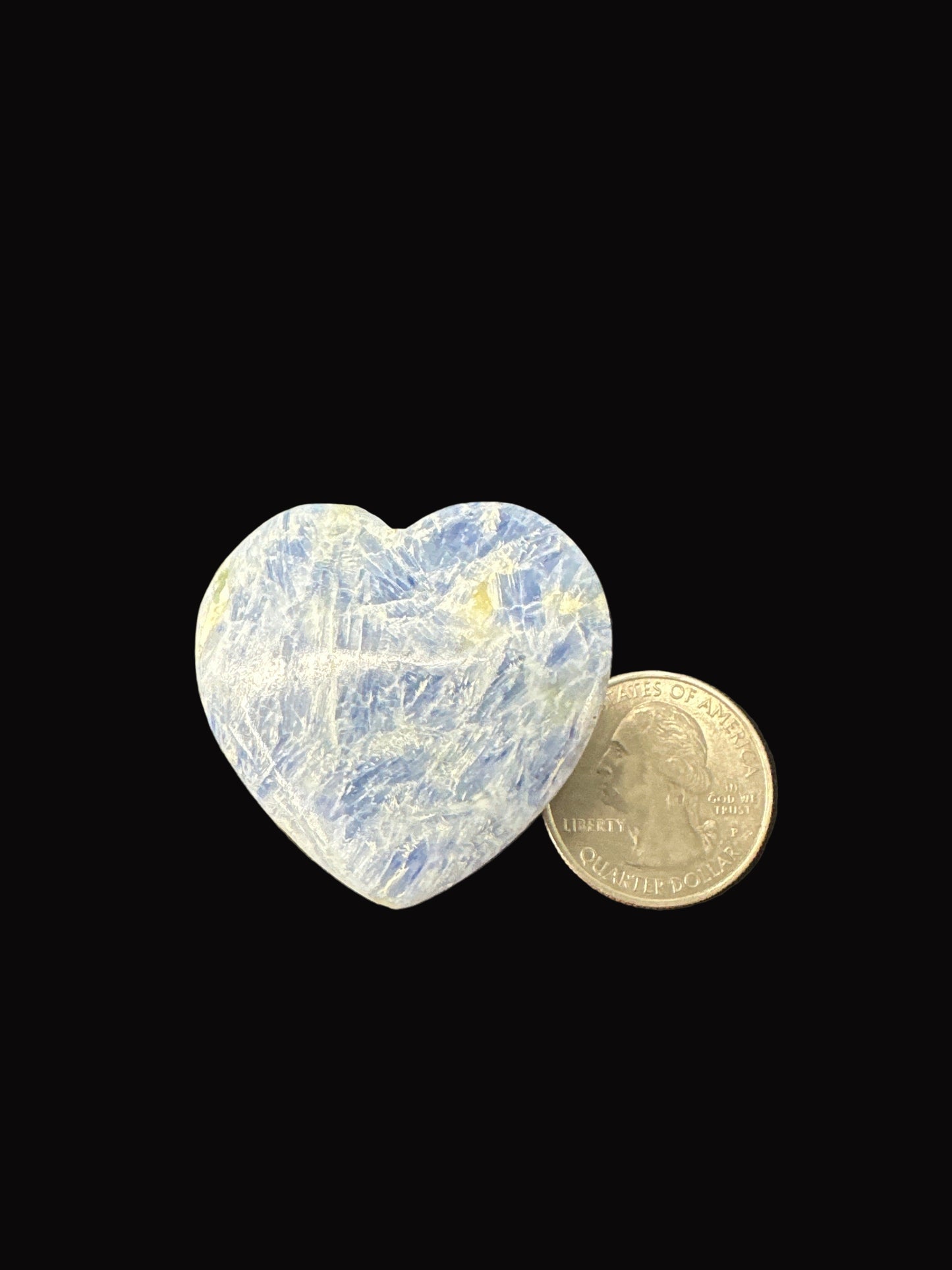 Blue Kyanite Hearts