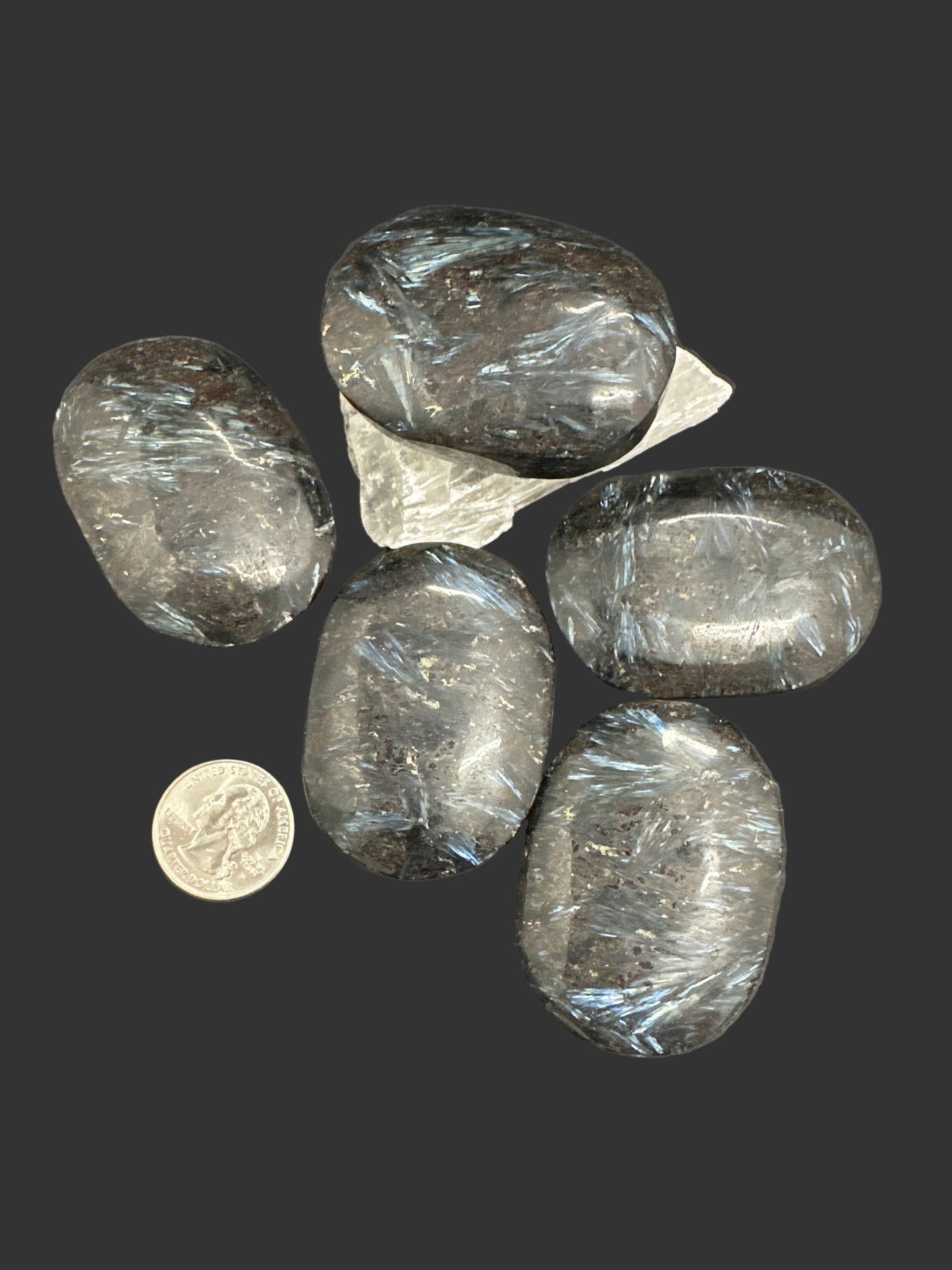 Arfvedsonite Palm Stone