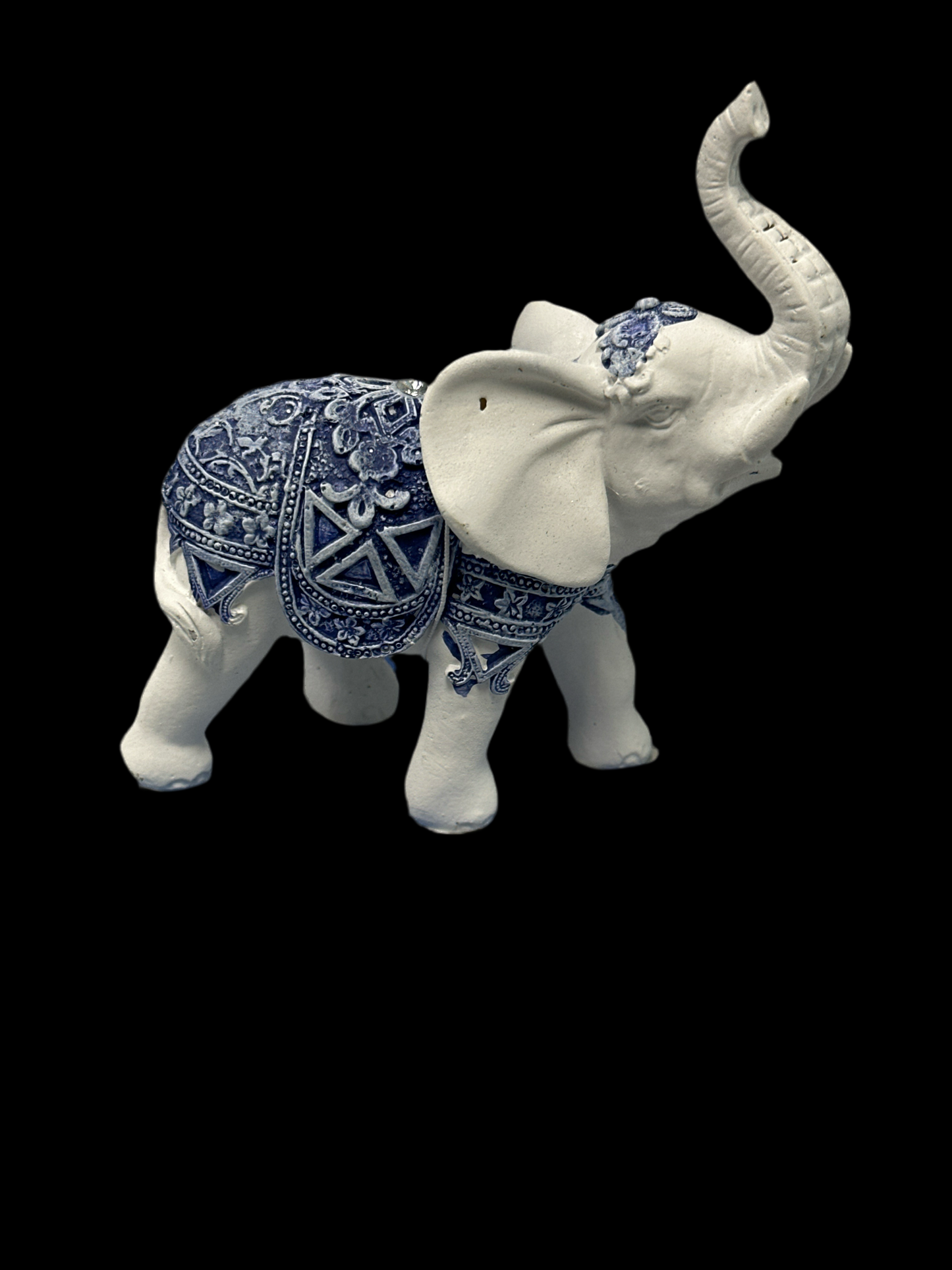 Thai elephant assort. Blue and white